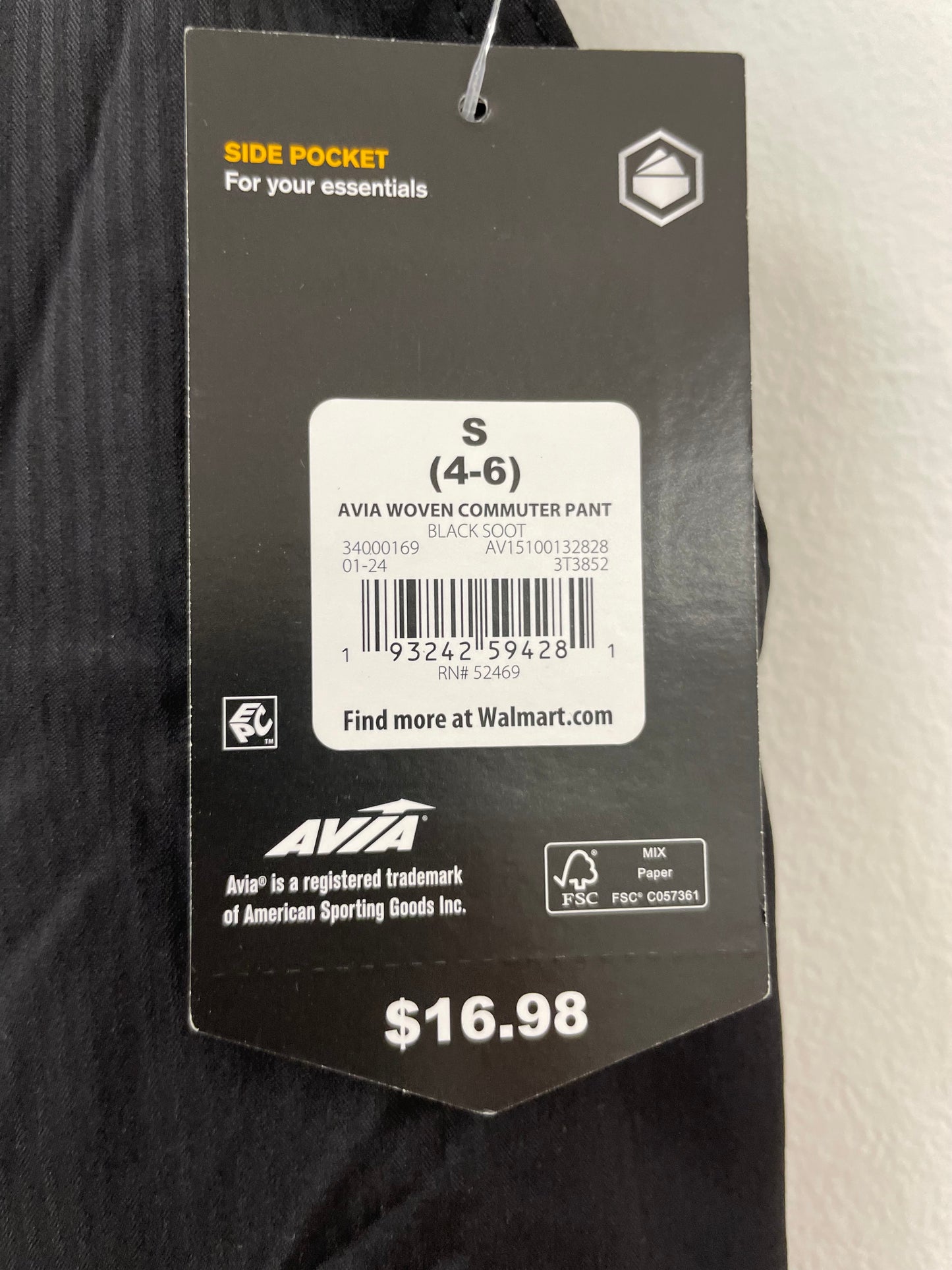 Avia woven commuter pant Size S / NWT