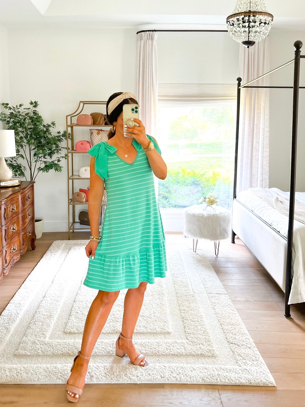Time and Tru tie shoulder mini dress Size S / NWT