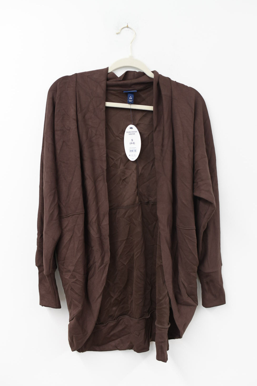 Scoop scuba cocoon sweater Size S / NWT