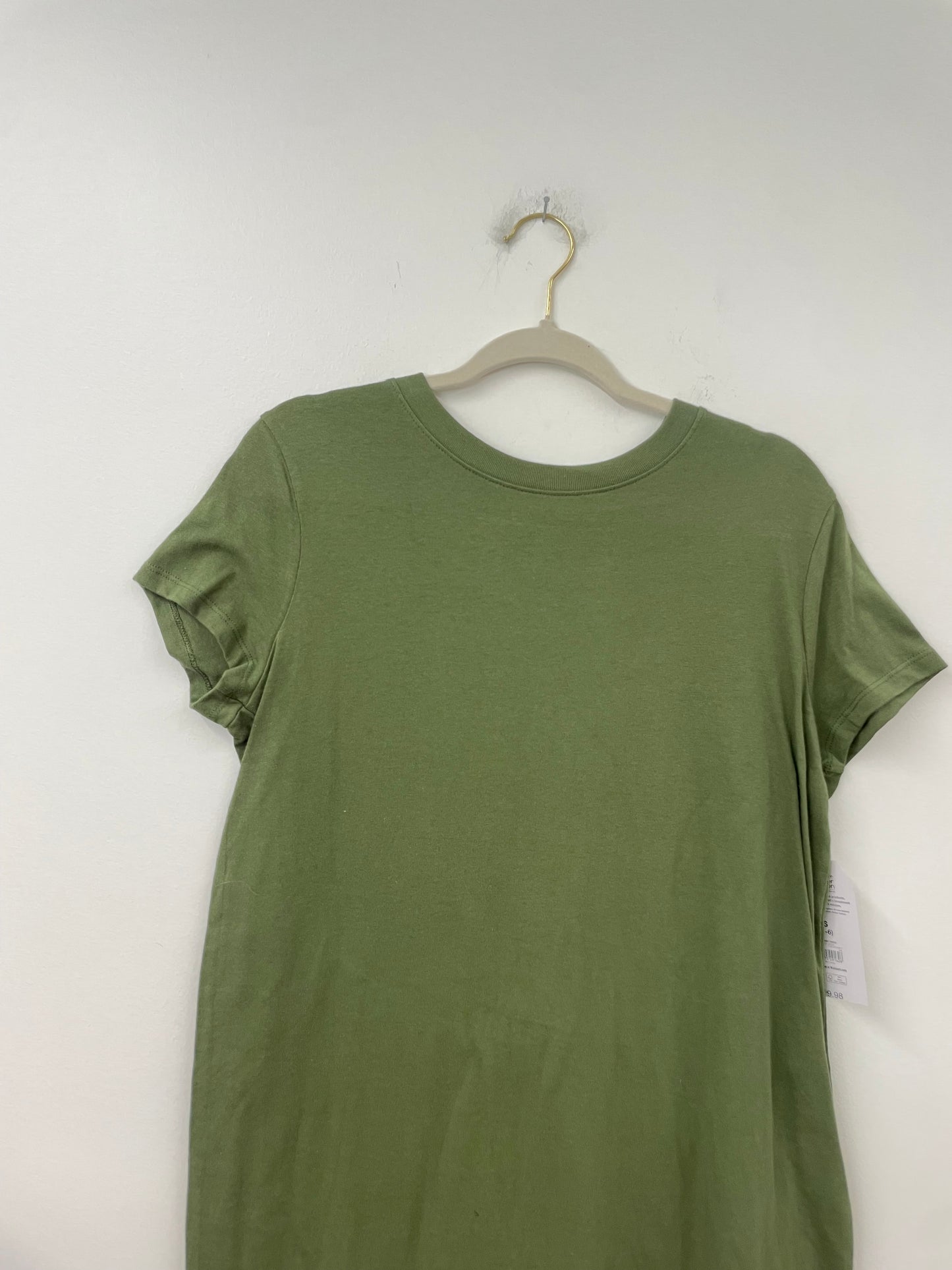 Time and Tru T-shirt dress with ruffle sleeve Size S / NWT