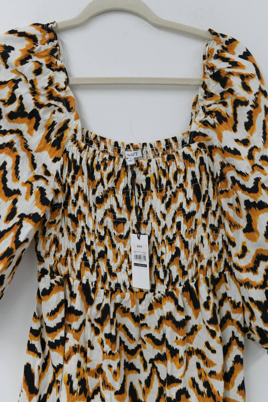 The Get square neck mini dress Size S / NWT