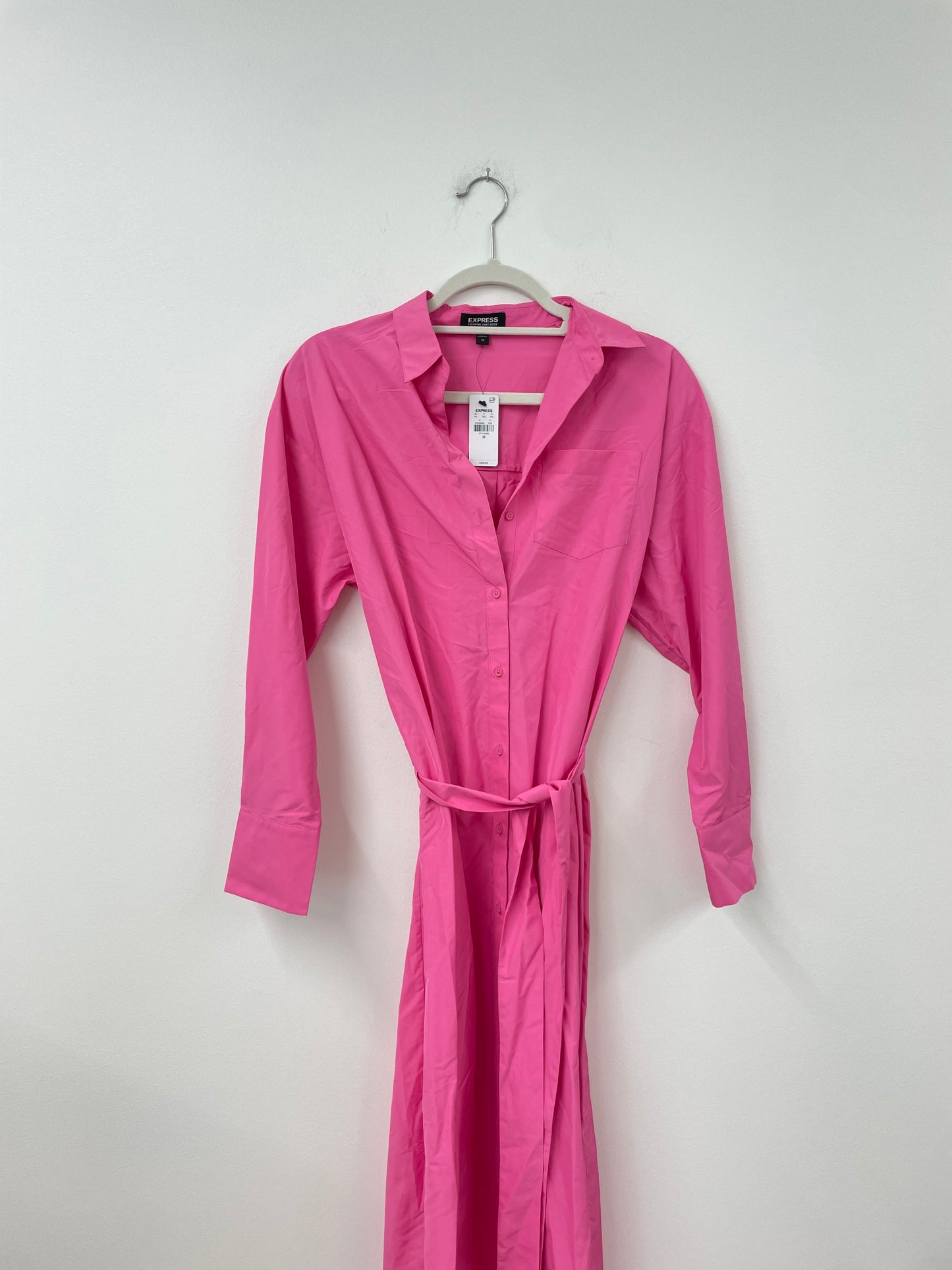 Express long sleeve midi dress Size XS fits like a S / NWT