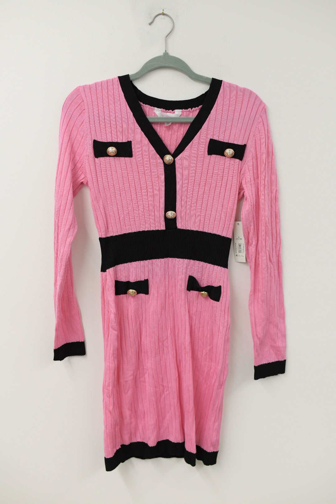 No Boundaries contrast trim dress Size L \ NWT