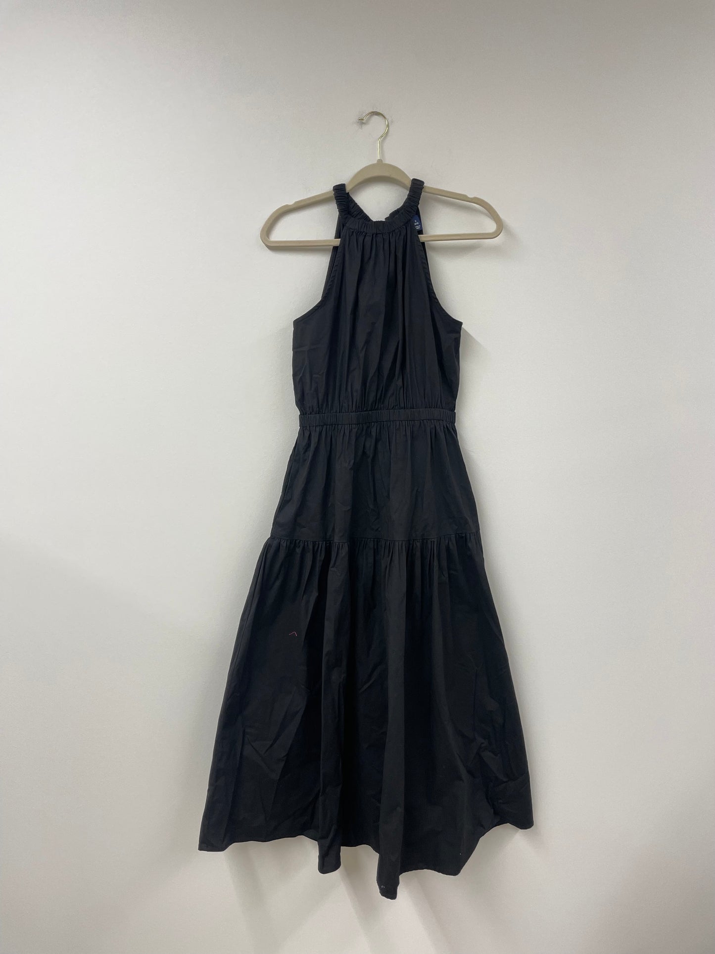 Scoop crew neck satin midi dress Size S / NWT