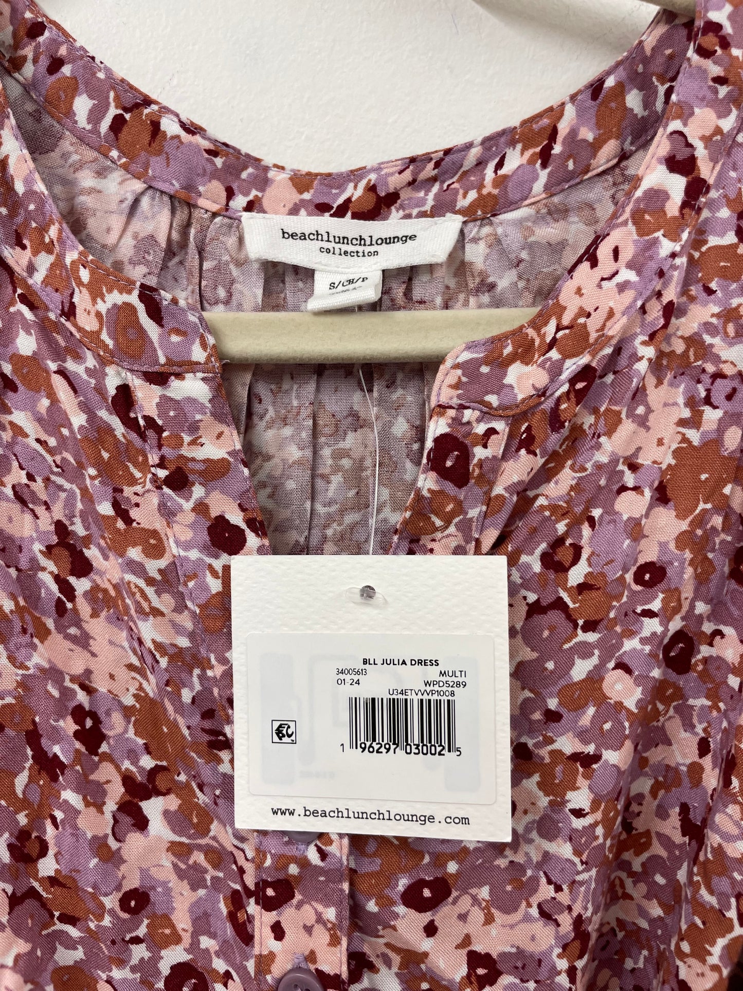 Beach Lunch Lounge midi dress Size S / NWT