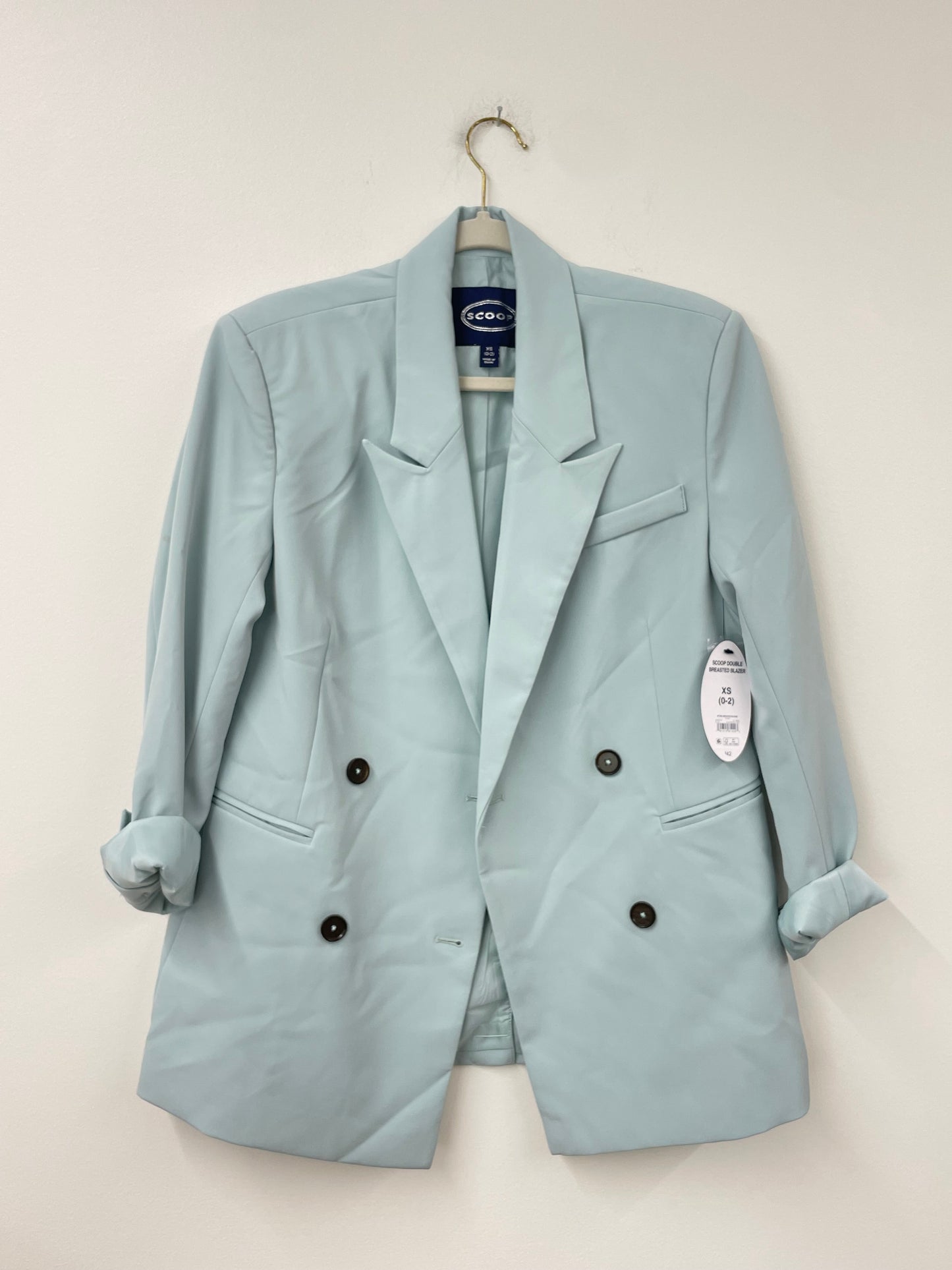 Scoop double breasted blazer Size XS / NWT