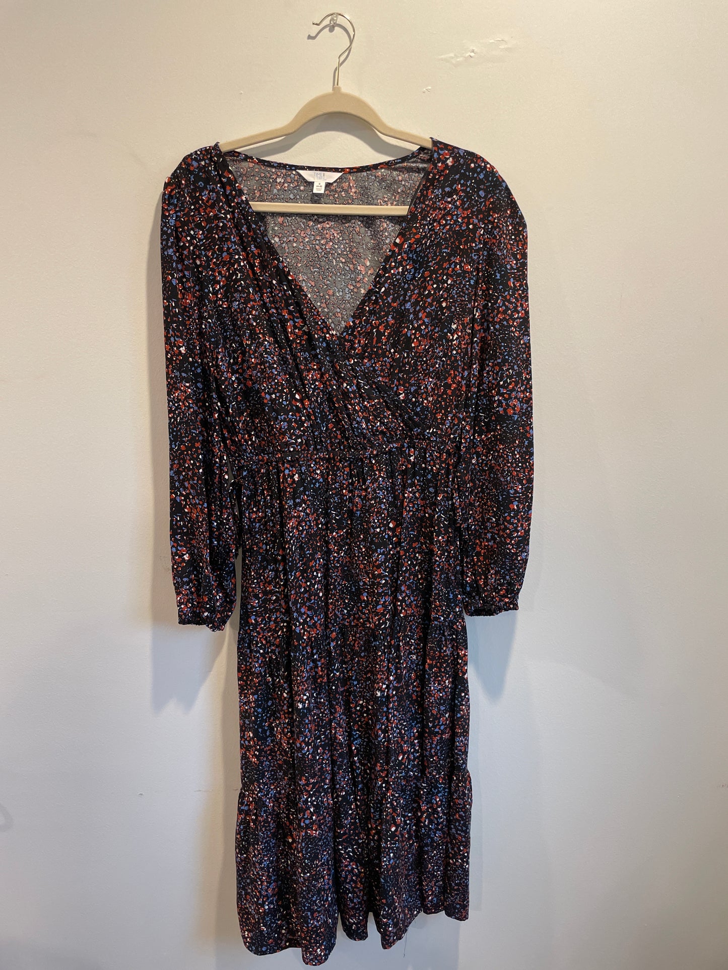 Time and Tru long sleeve midi dress / Size S / EUC