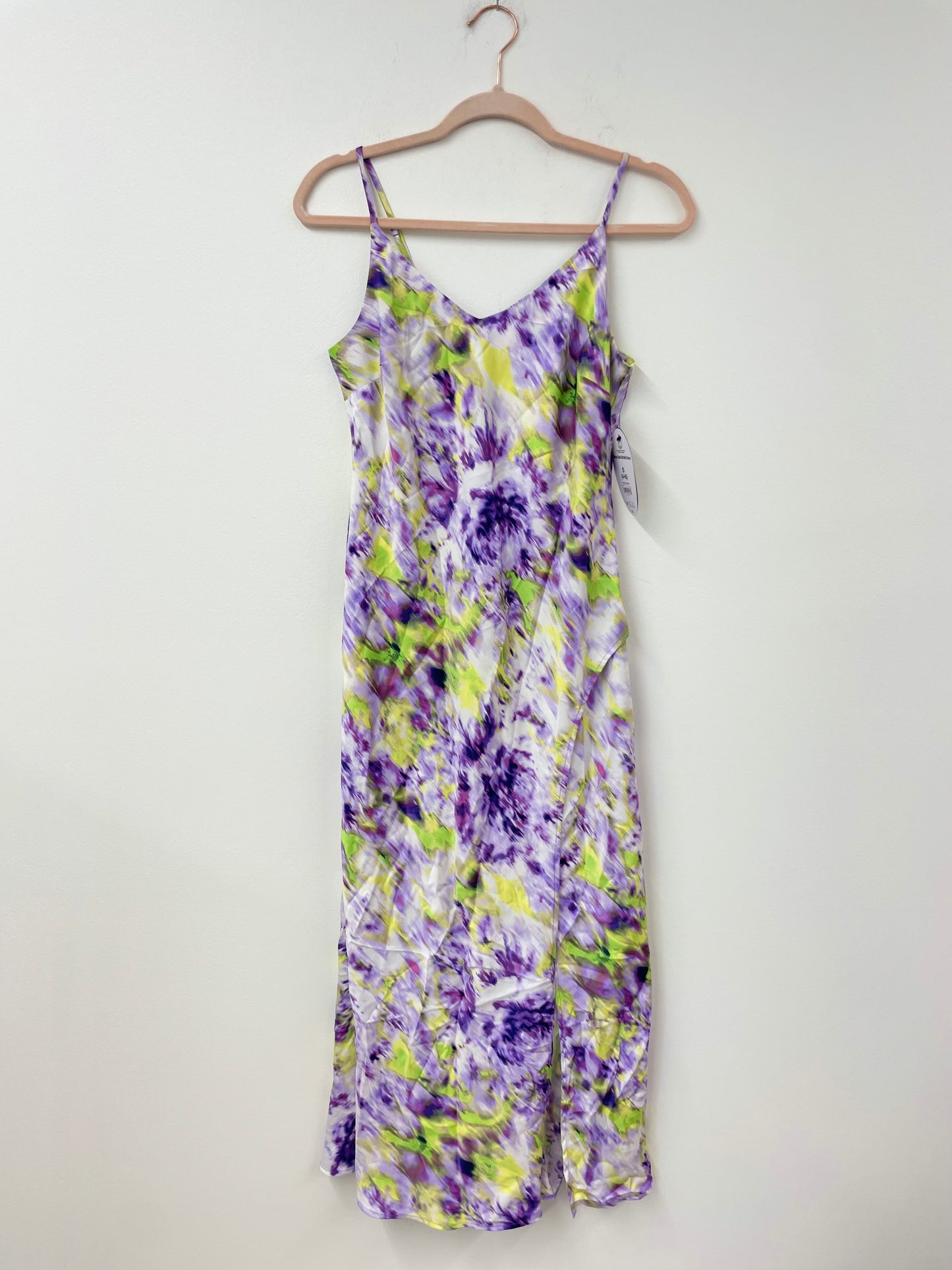 Scoop side slit midi dress Size S /NWT