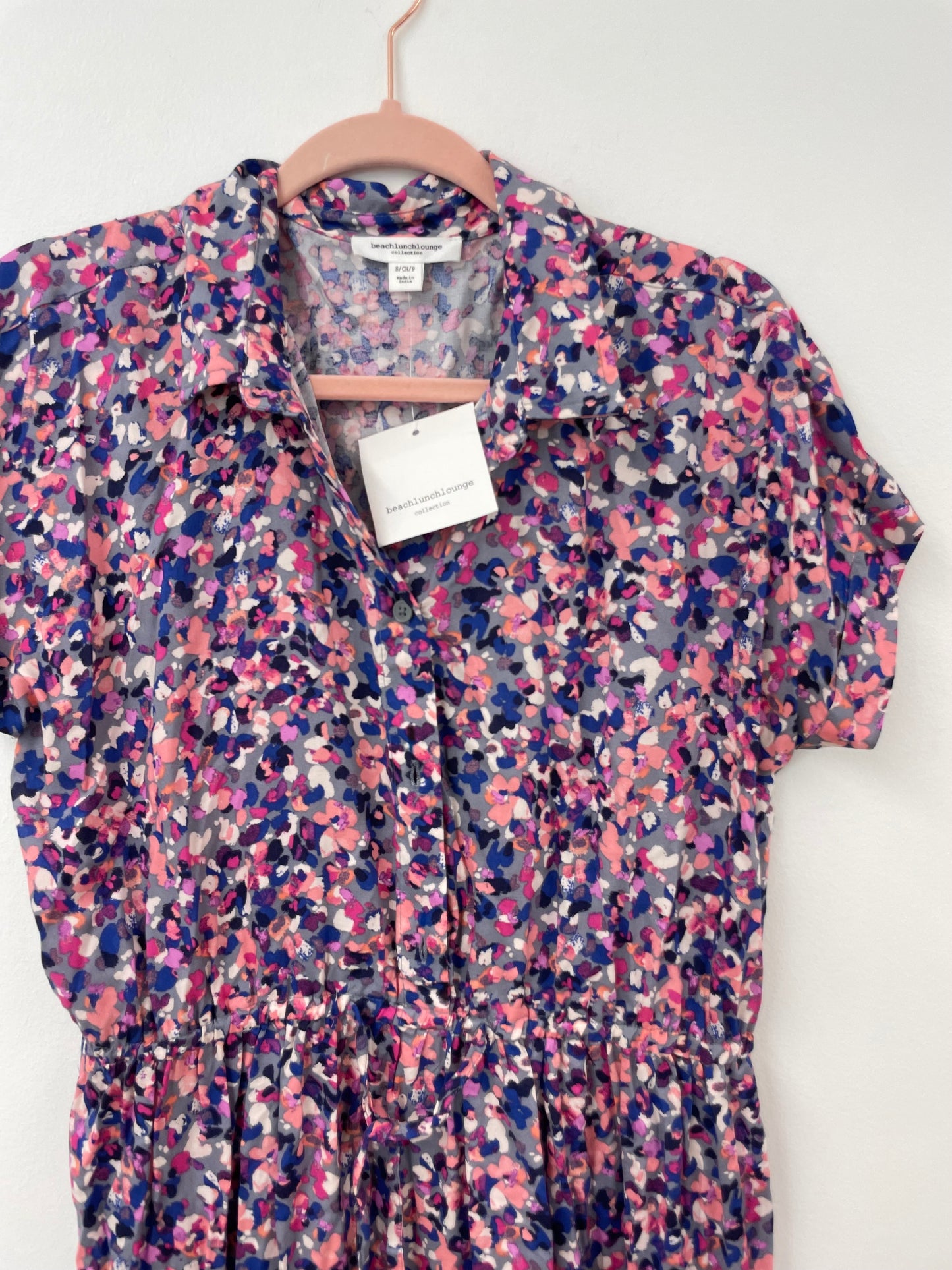 Beach Lunch Lounge short sleeve mini dress Size S /NWT