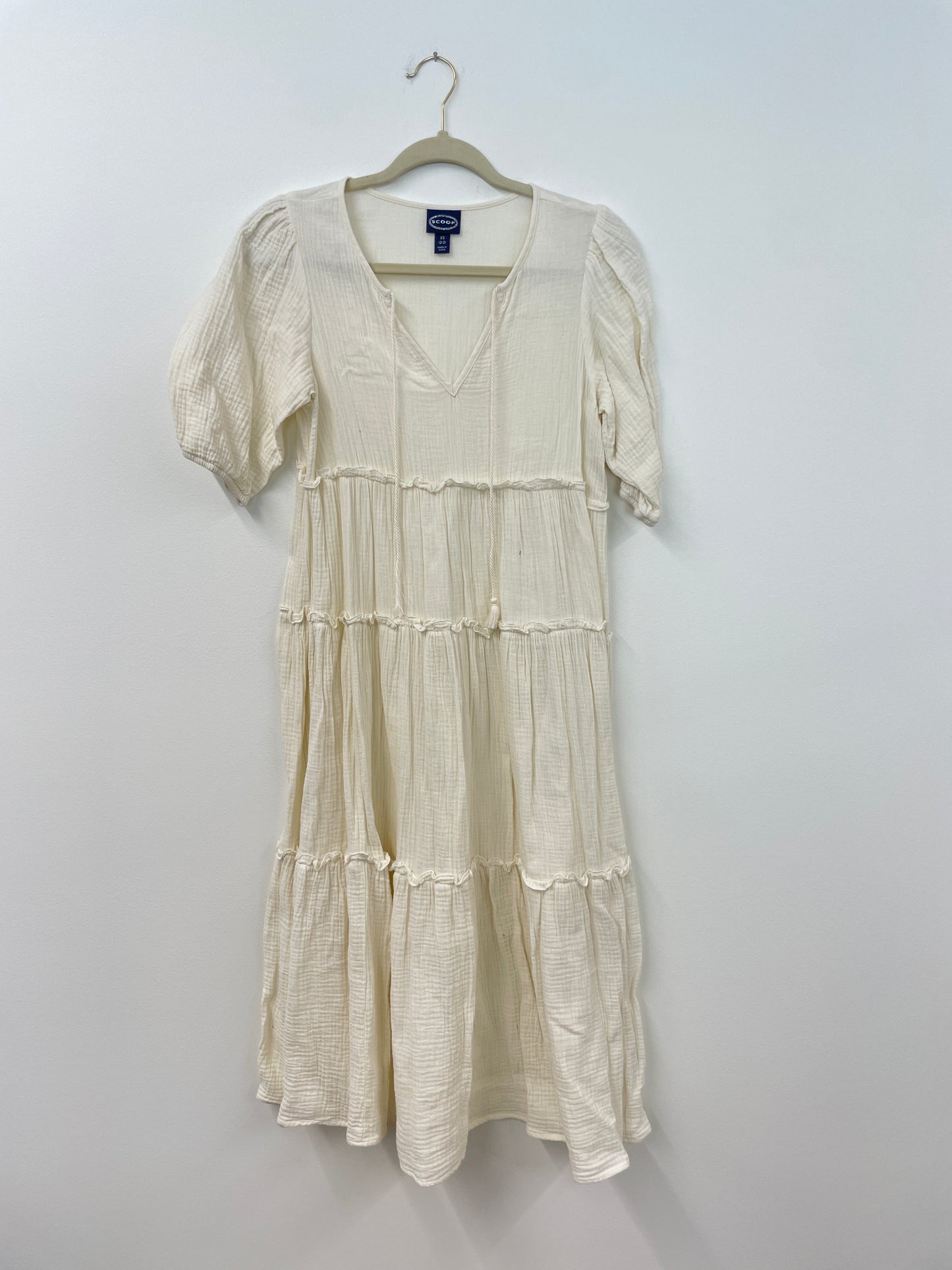 Scoop short sleeve midi dress Size XS / EUC