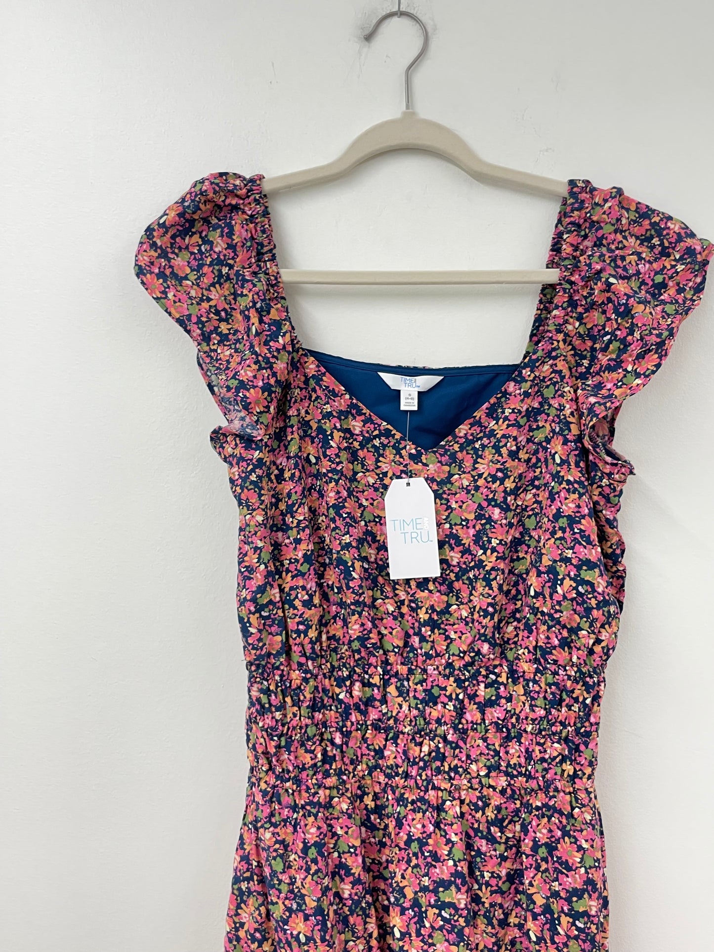 Time and Tru smocked waist midi dress Size S / NWT