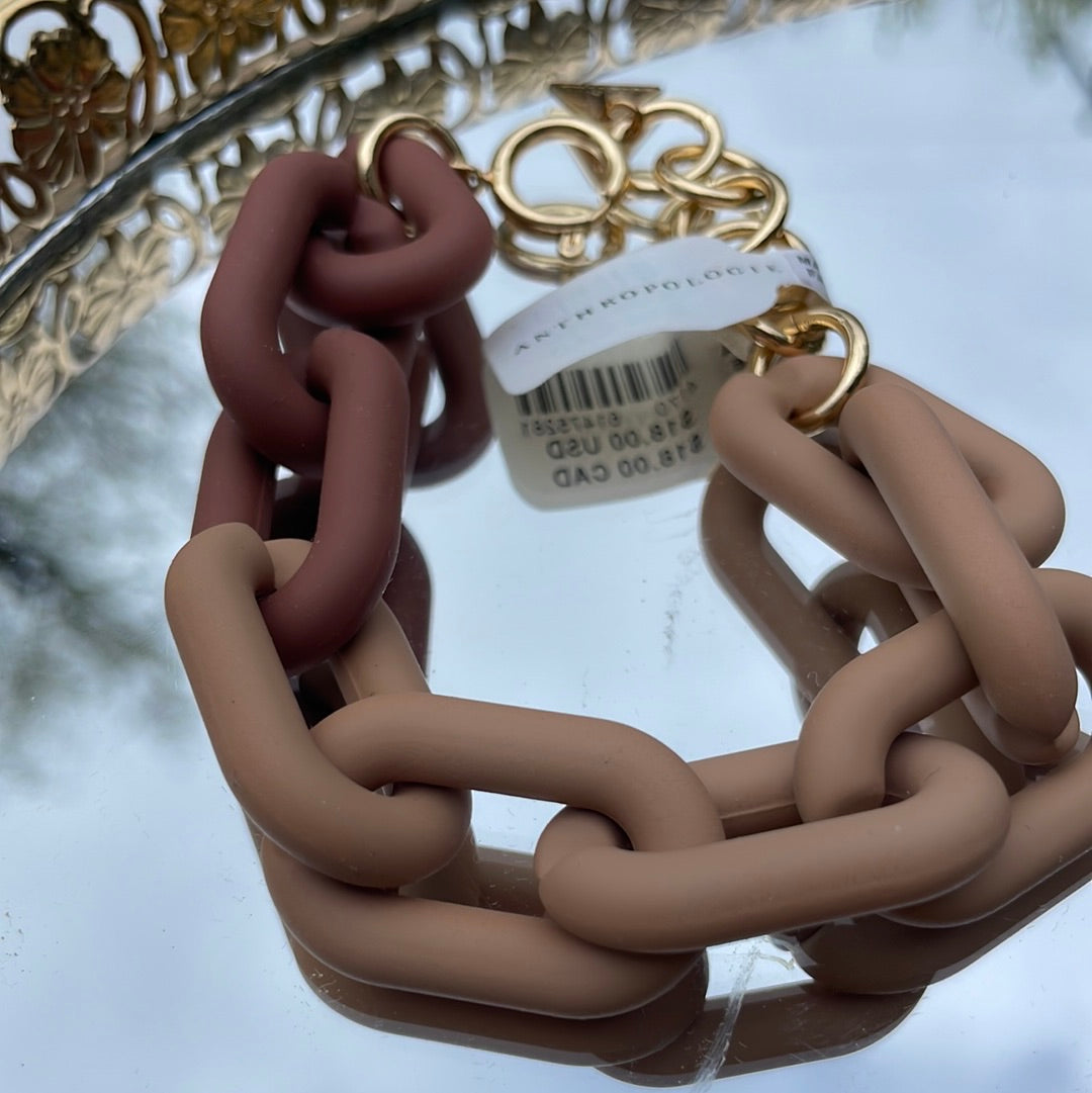 Anthropologie chunky chain bracelet