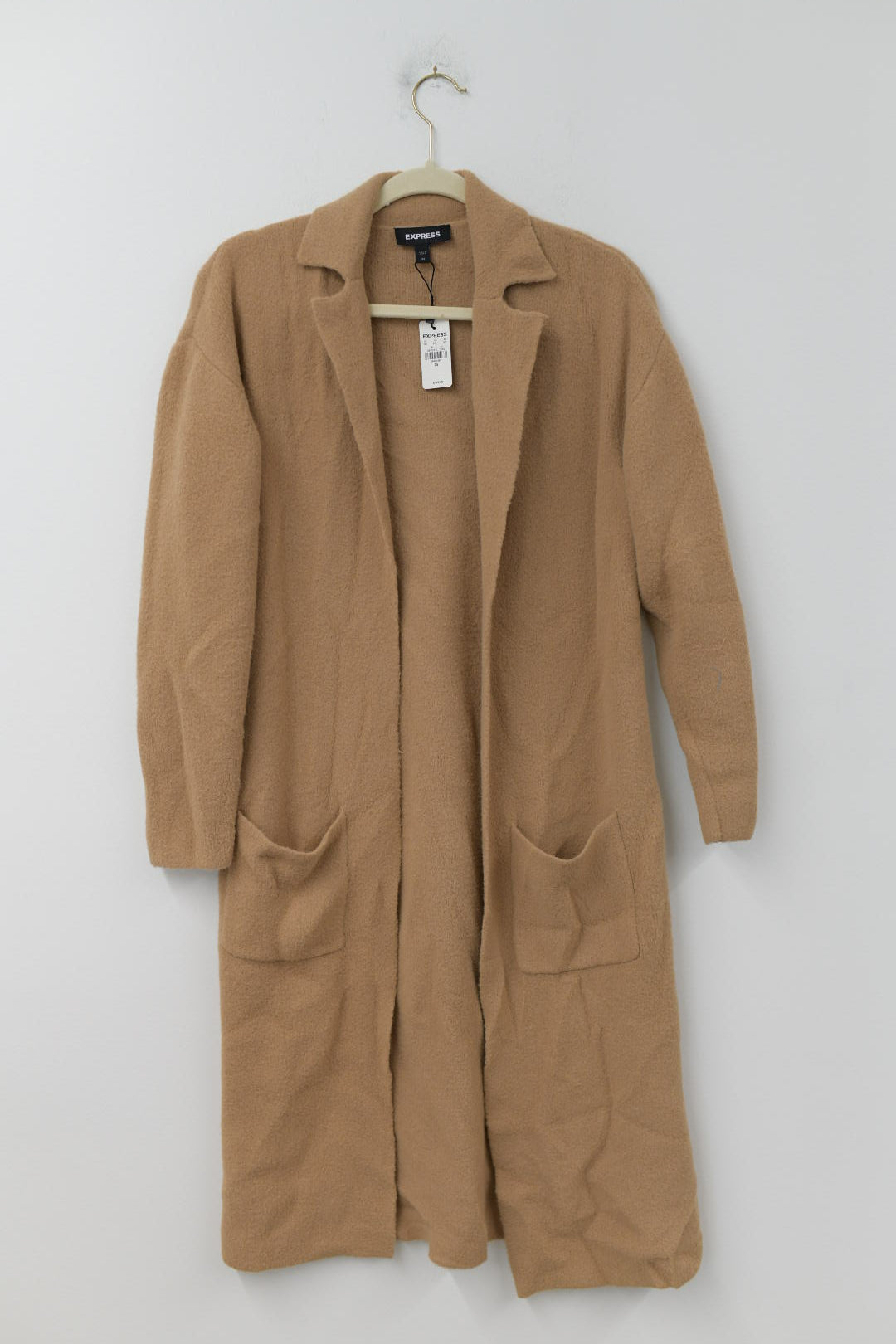 Express notch collar duster cardigan Size XS / NWT