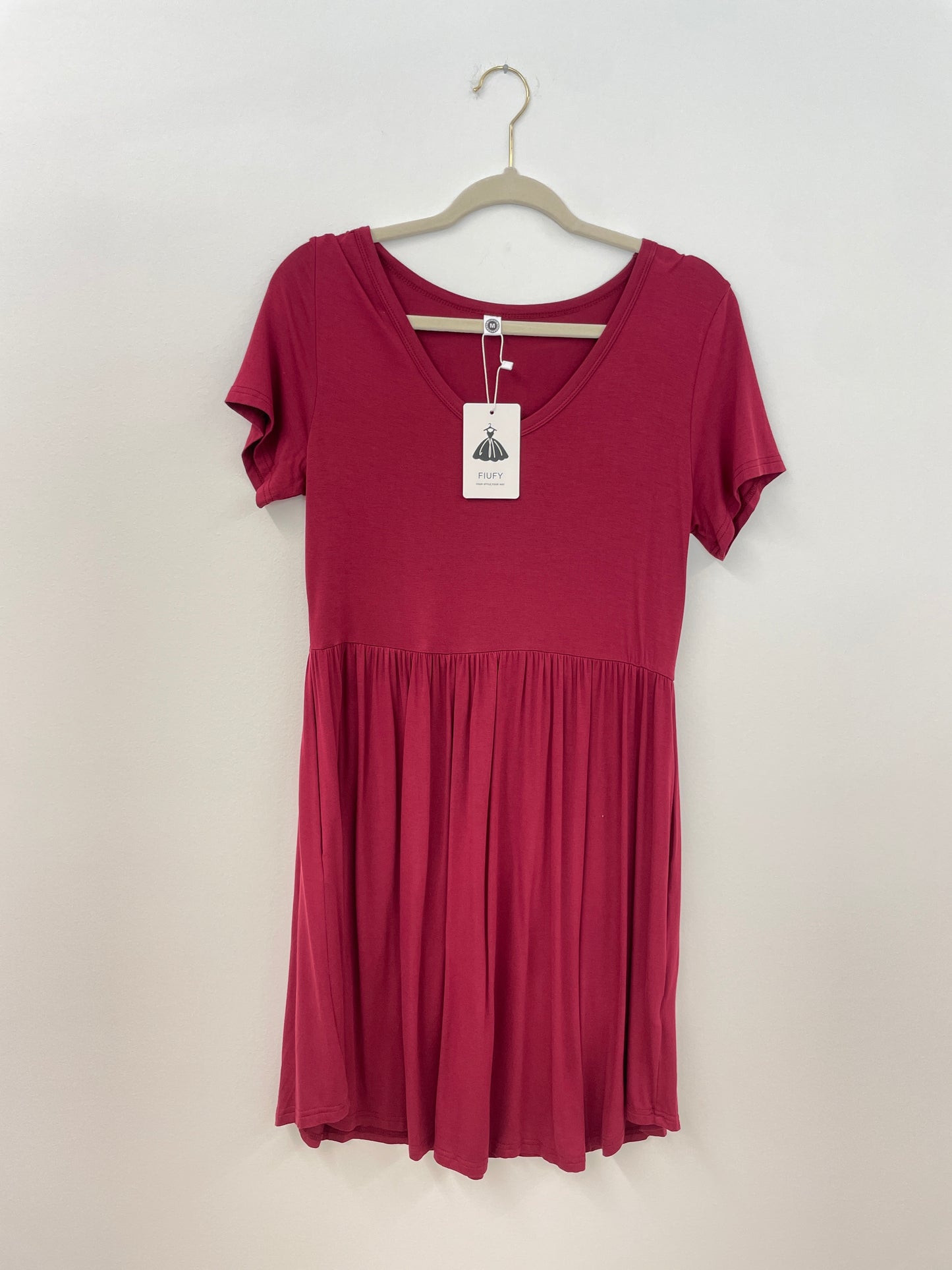Fiufy short sleeve tshirt mini dress Size M / NWT