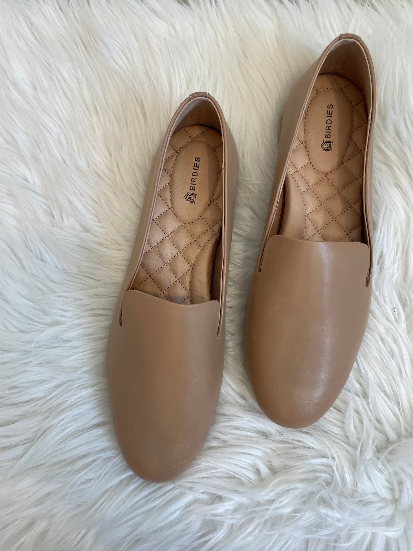 Birdies The Starling taupe leather Size 8.5 NIB