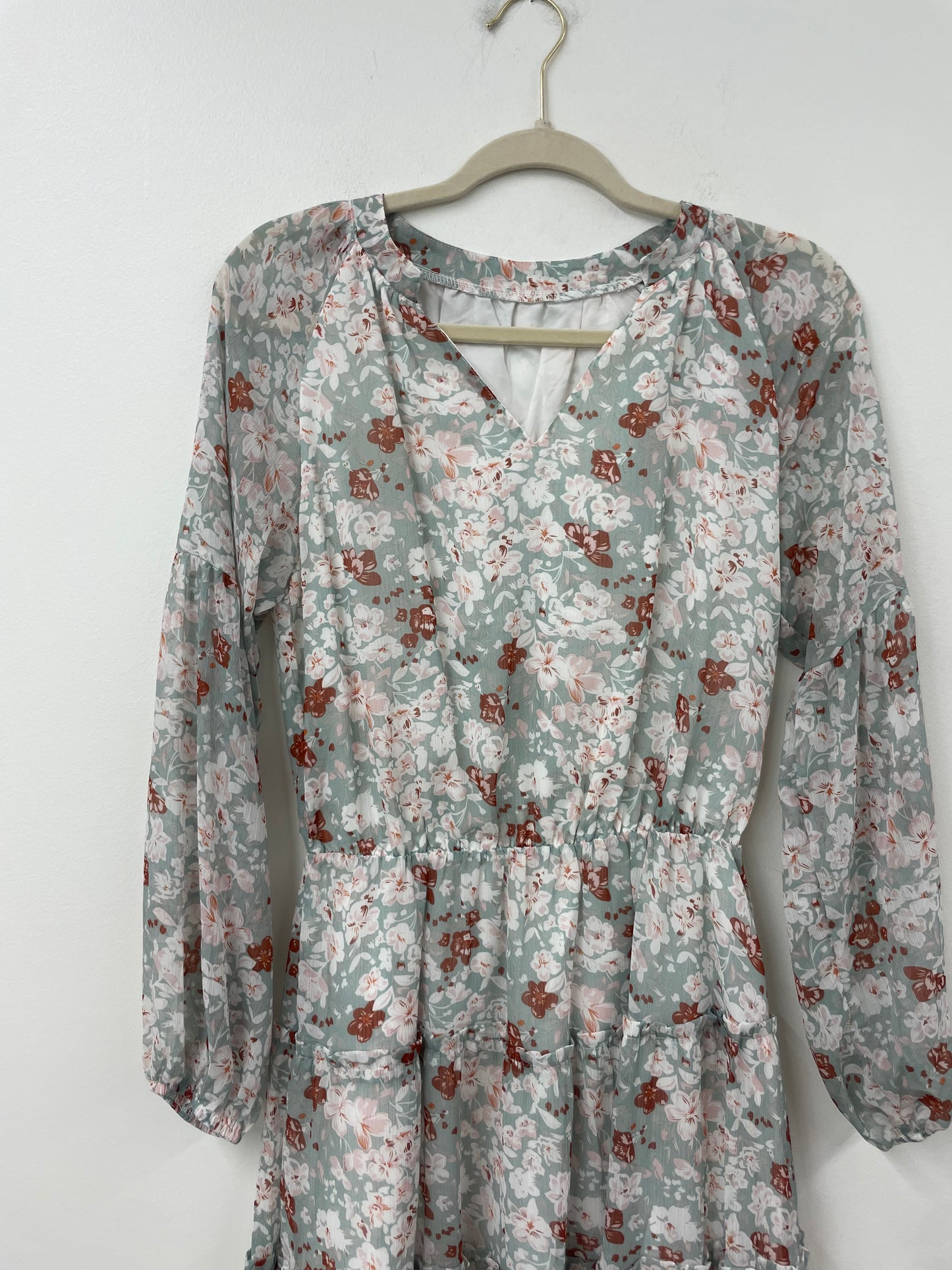 Amazon long sleeve midi dress Size S /EUC