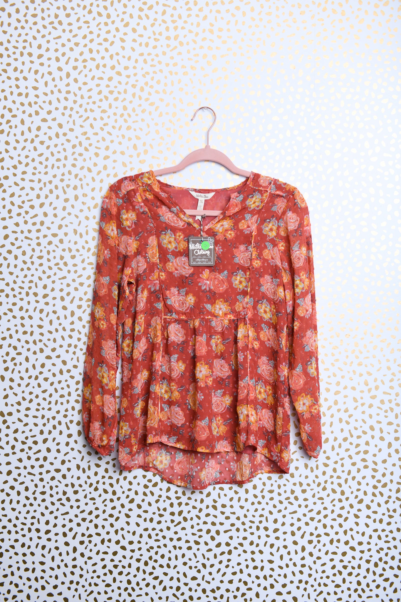 Matilda Jane long sleeve blouse Size XS \ NWT