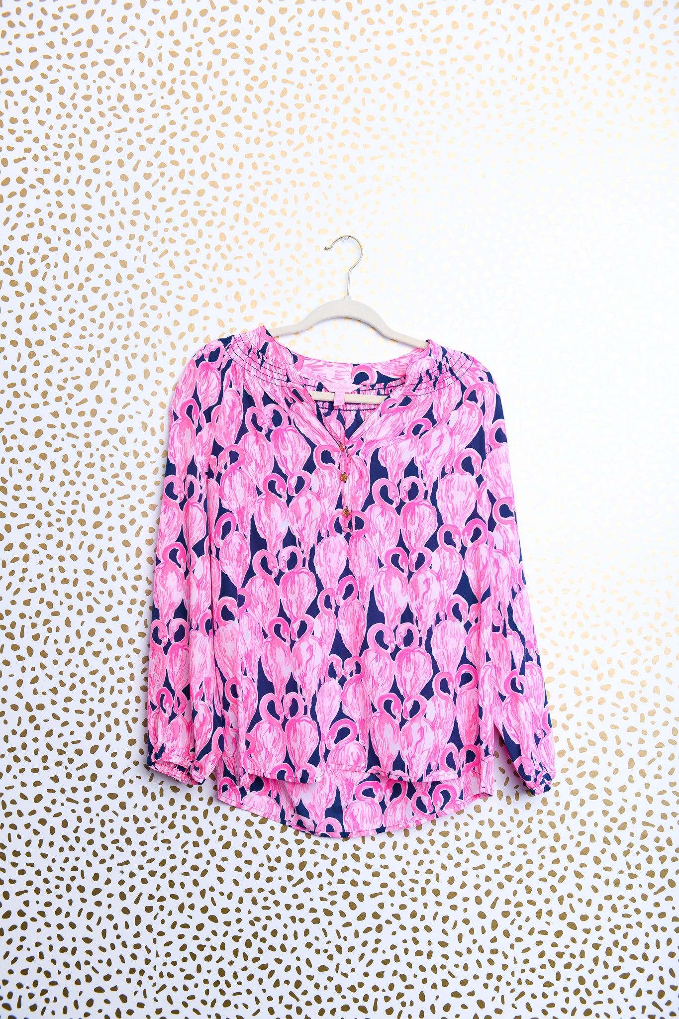 Lily Pulitzer long sleeve blouse \S\EUC