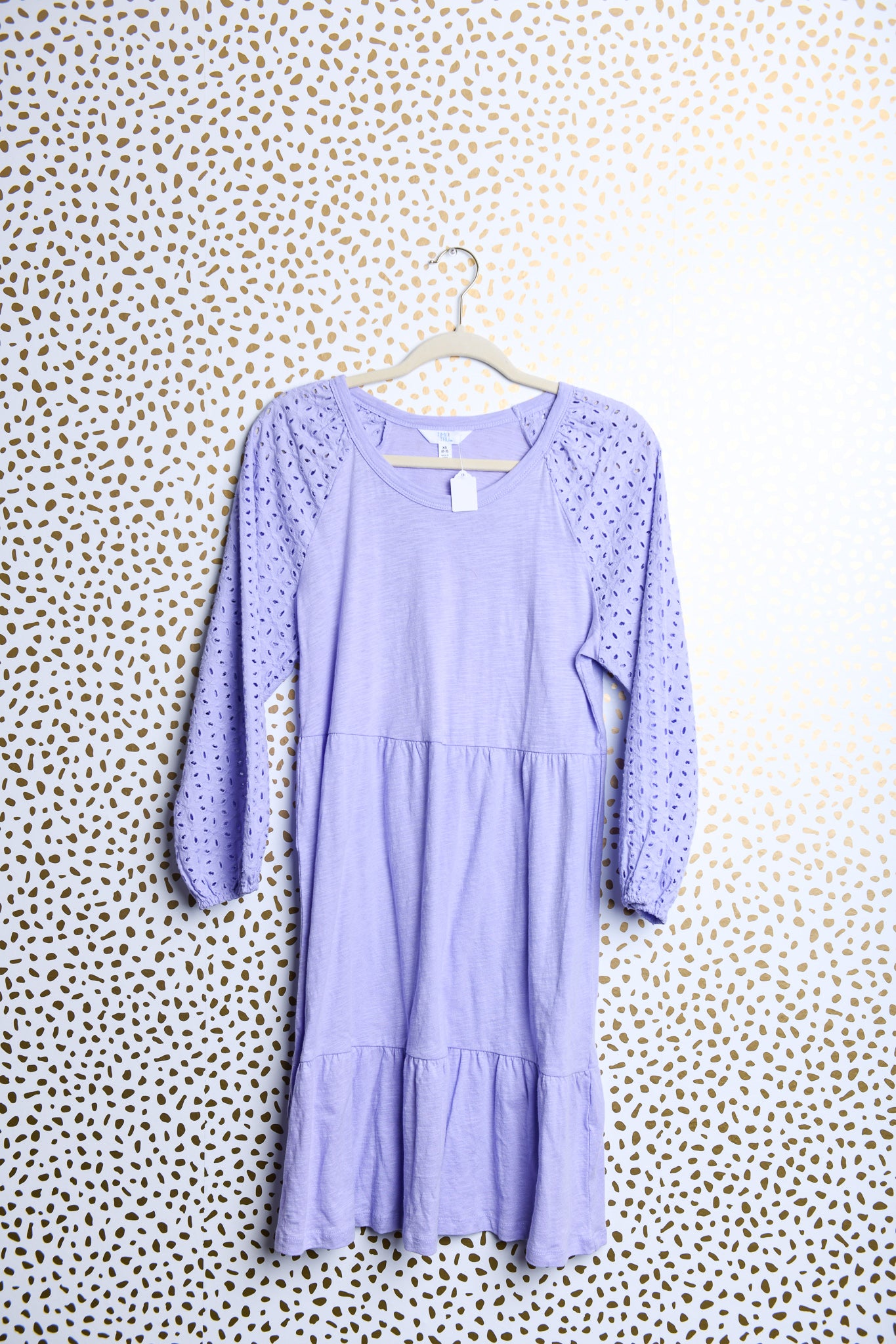 Time and Tru long sleeve dress with detailed sleeves\XS\EUC