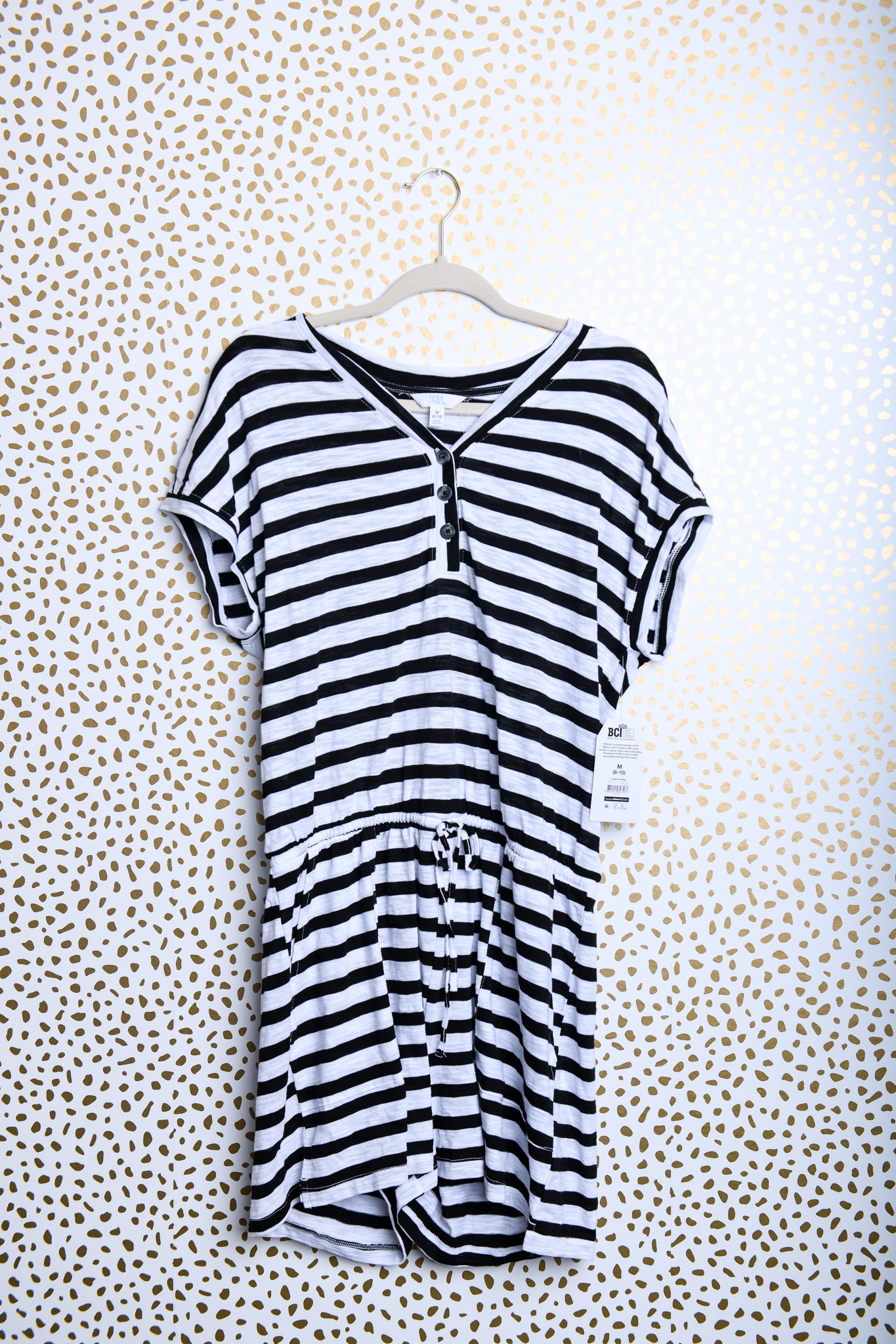 Time and Tru short sleeve romper\M\NWT