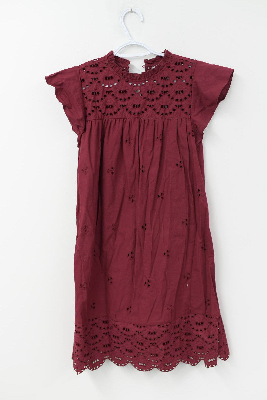 Time and Tru eyelet mini dress Size S /NWT