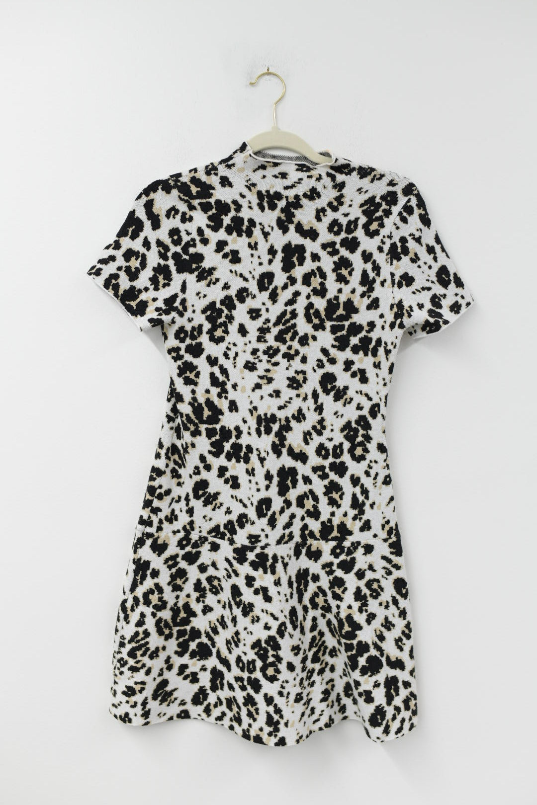Scoop fit and flare jacquard sweater mini dress Size S /NWT