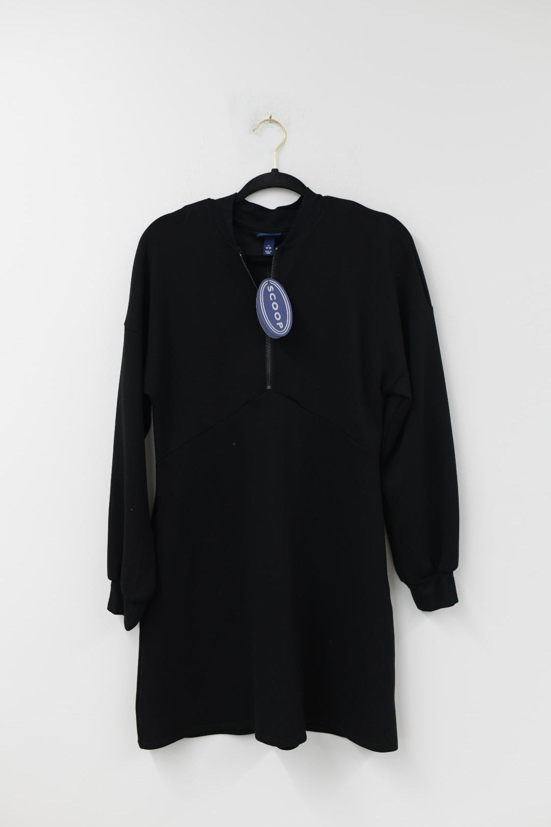 Scoop scuba bomber mini dress Size M /NWT