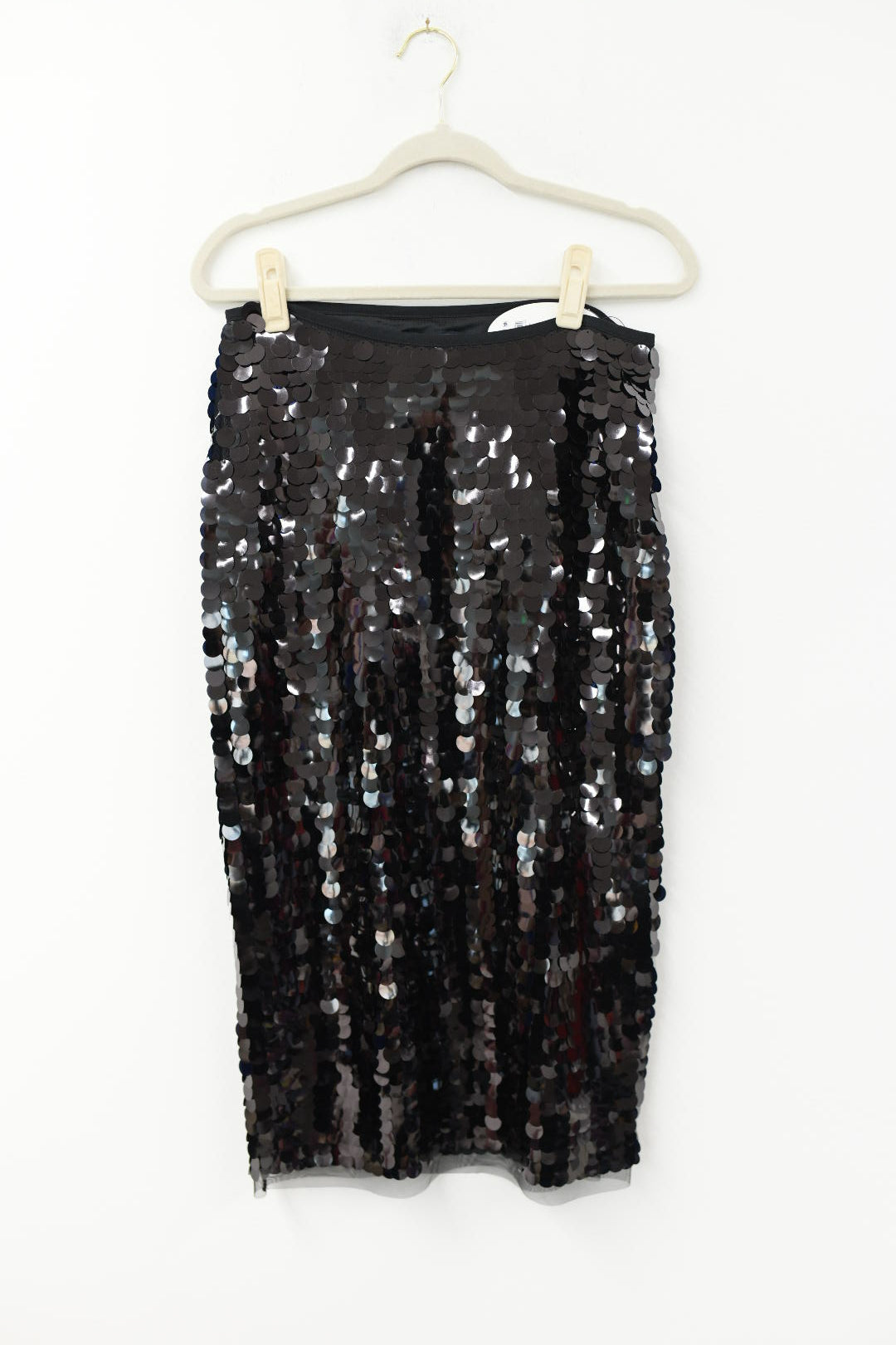 Scoop paillette meet greet tank /midi skirt set Size S /NWT