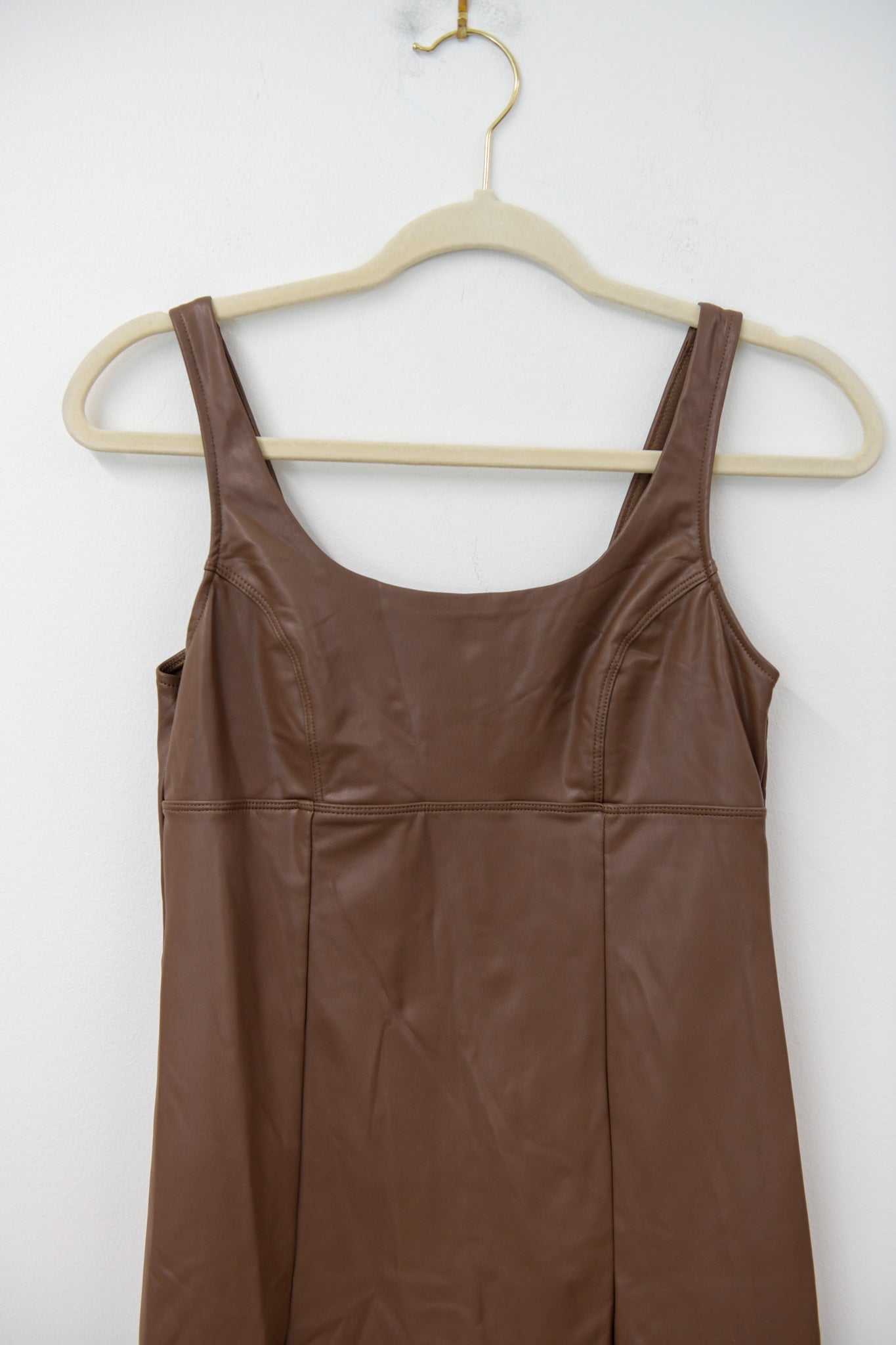 Sofia faux leather dress Size S / NWT