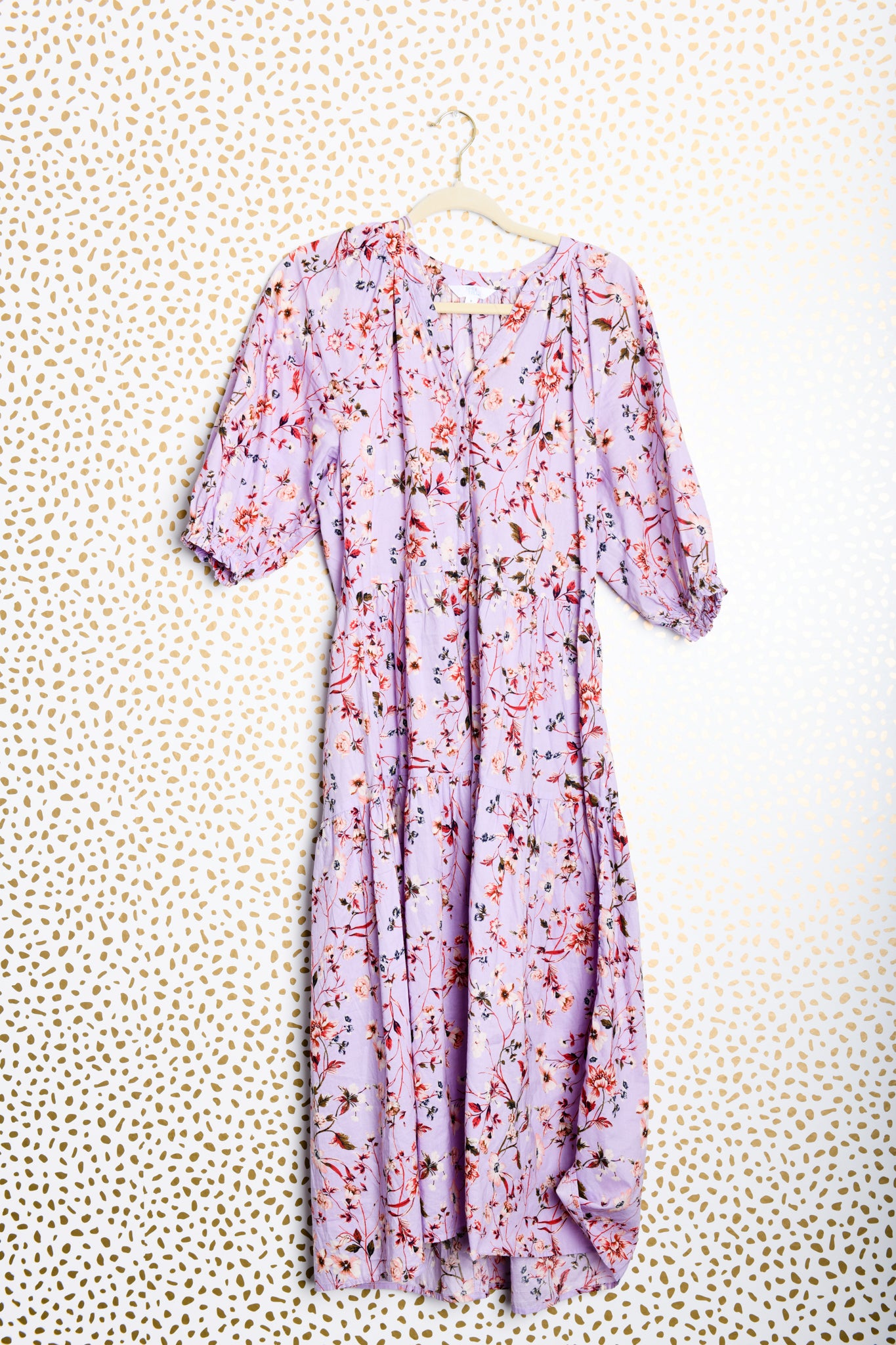 Time and Tru 3/4 sleeve midi dress Size S / EUC