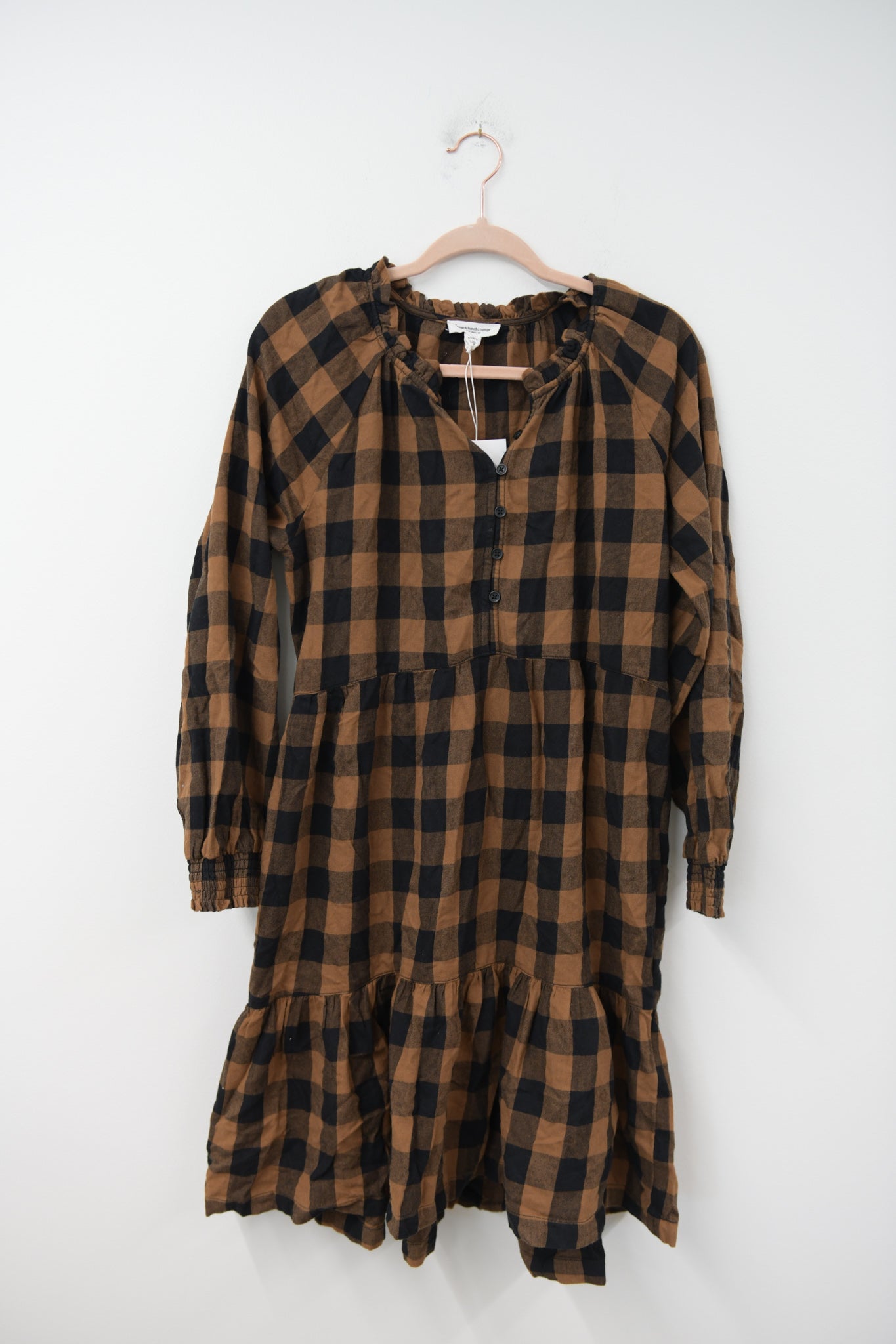 Beach Lunch Lounge flannel mini dress Size S / NWT