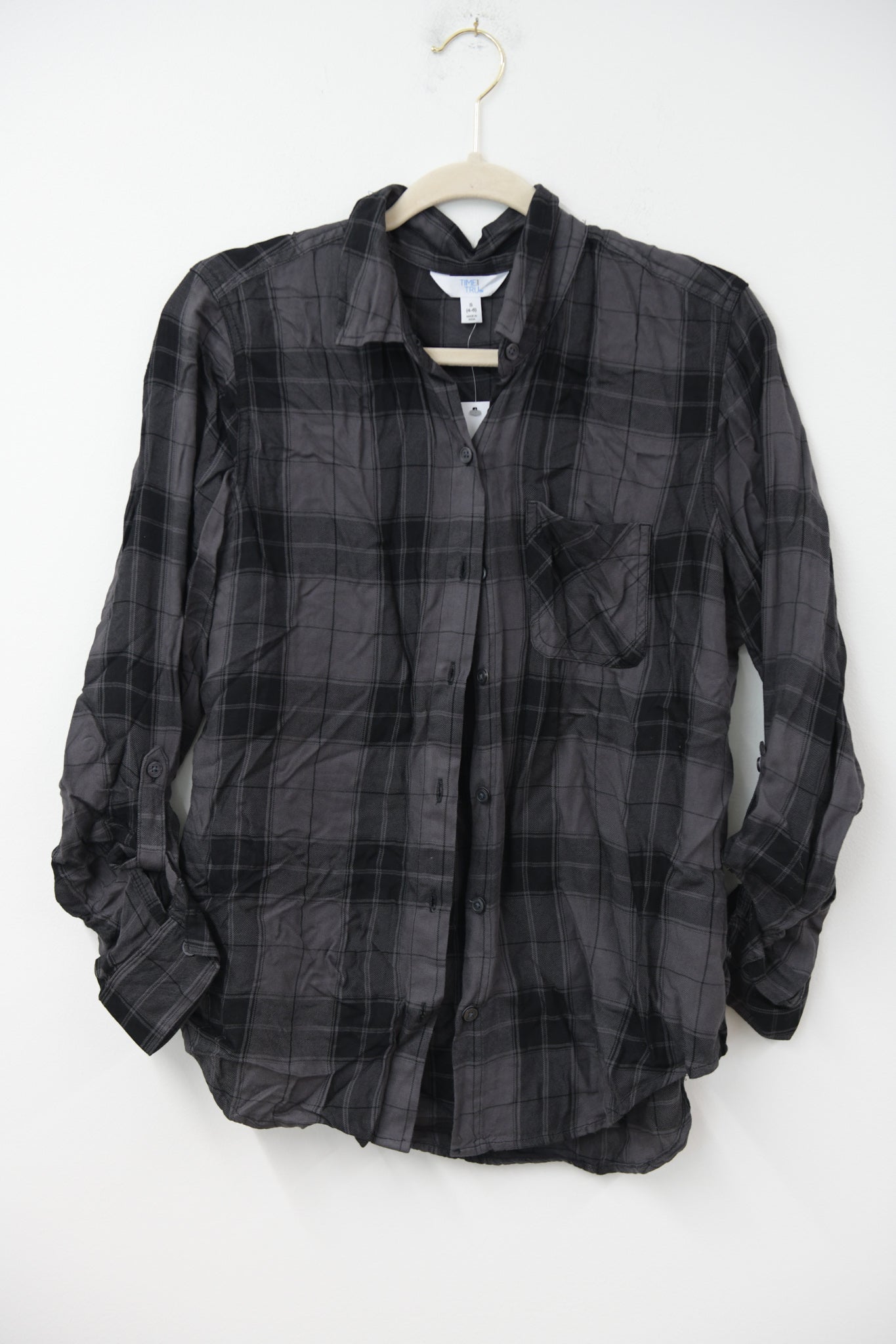 Time and Tru flannel shirt Size S / NWT