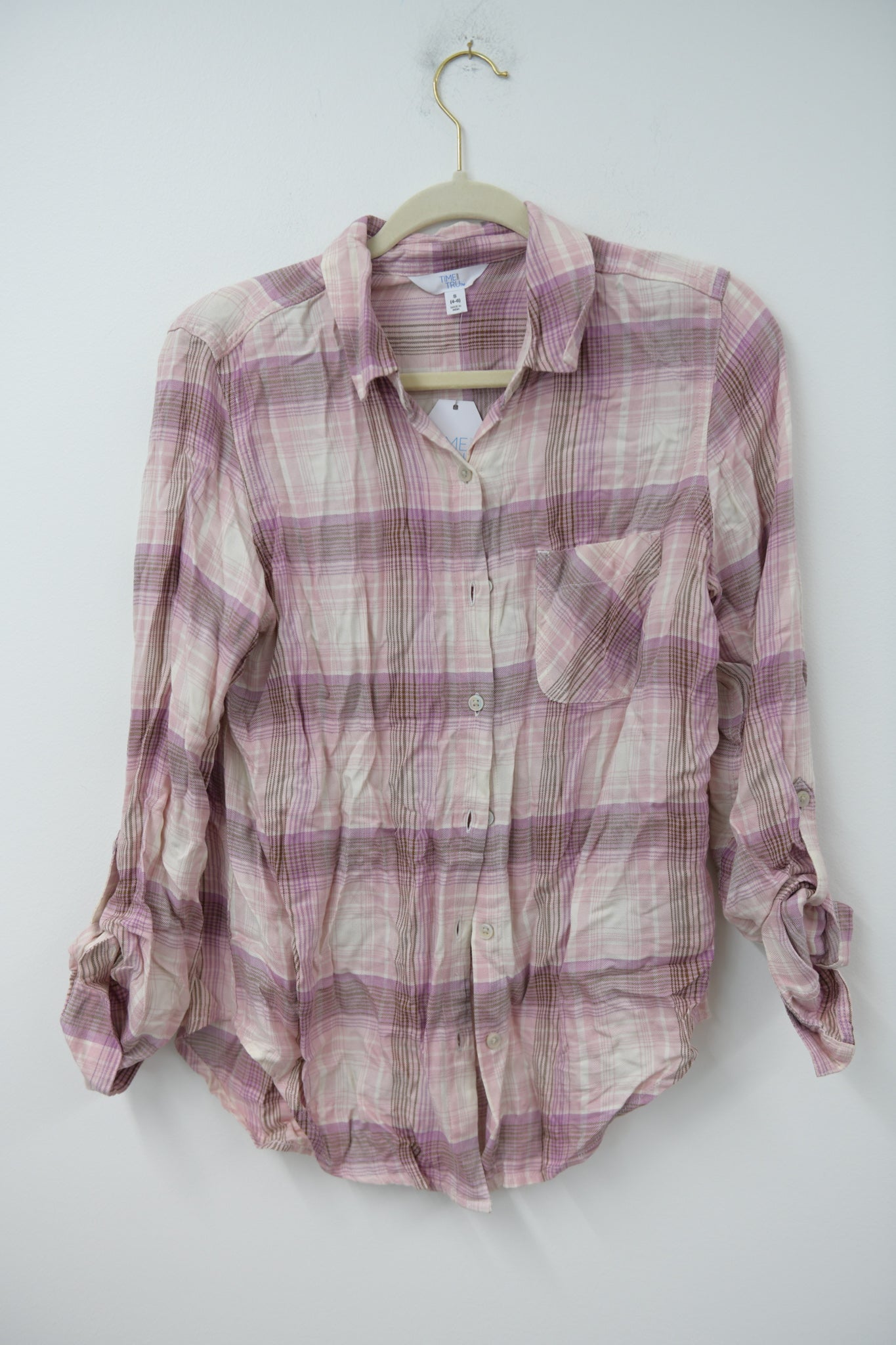 Time and Tru flannel shirt Size S / NWT