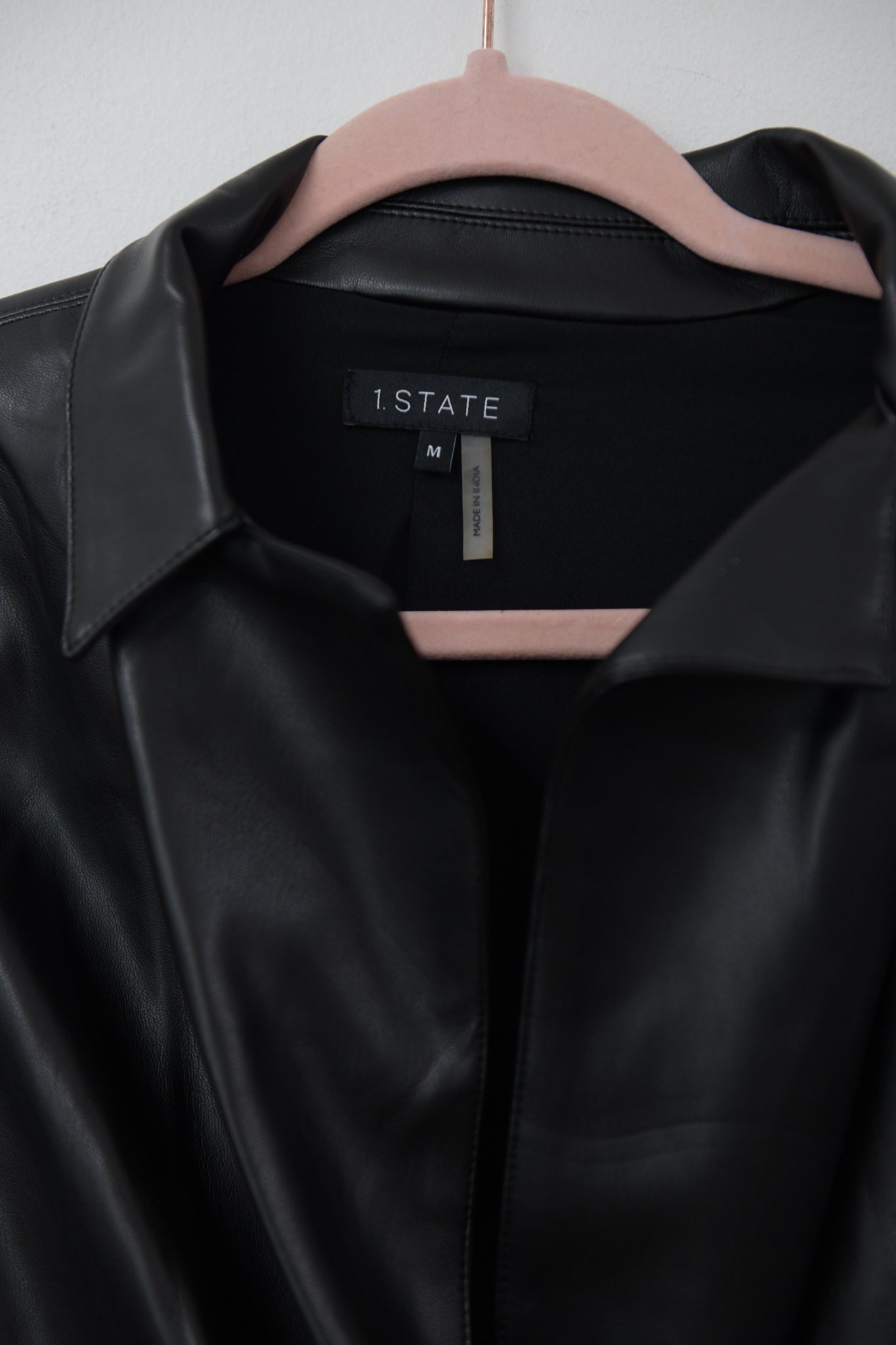 1. State faux leather mini dress Size M / EUC