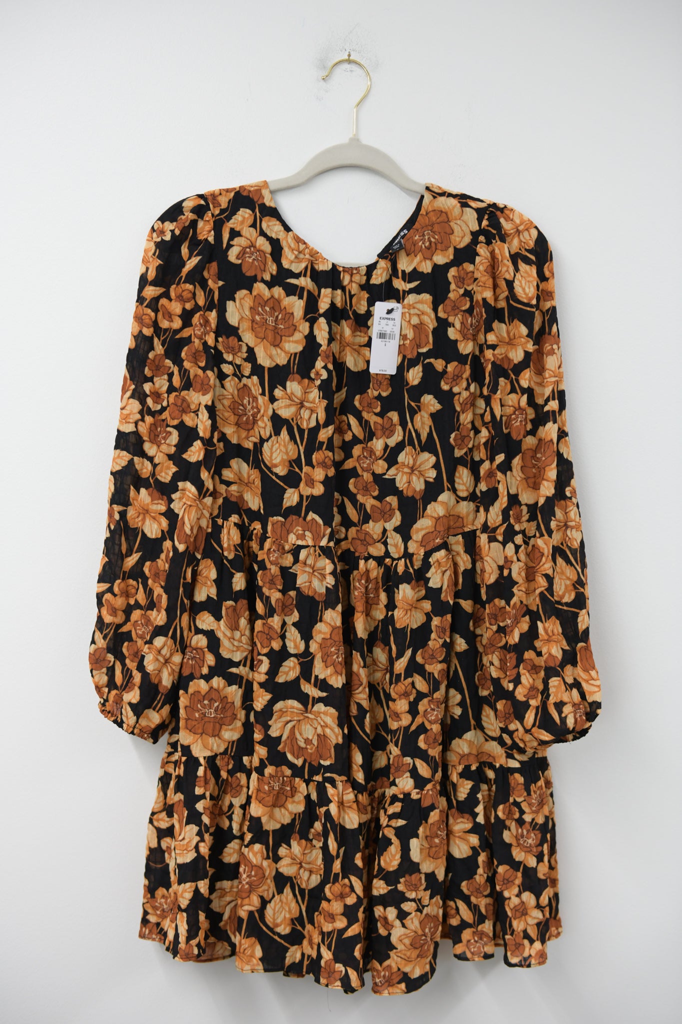 Express long sleeve mini dress Size S / NWT