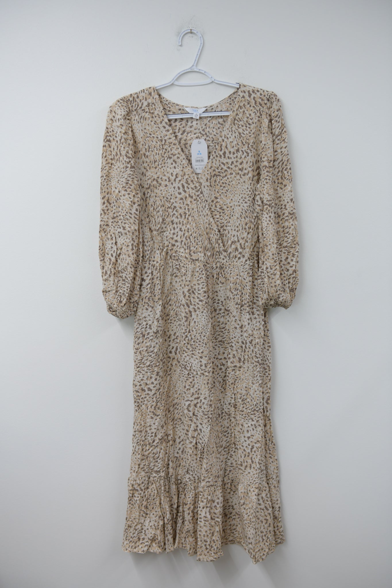 Time and Tru wrap midi dress Size S / NWT