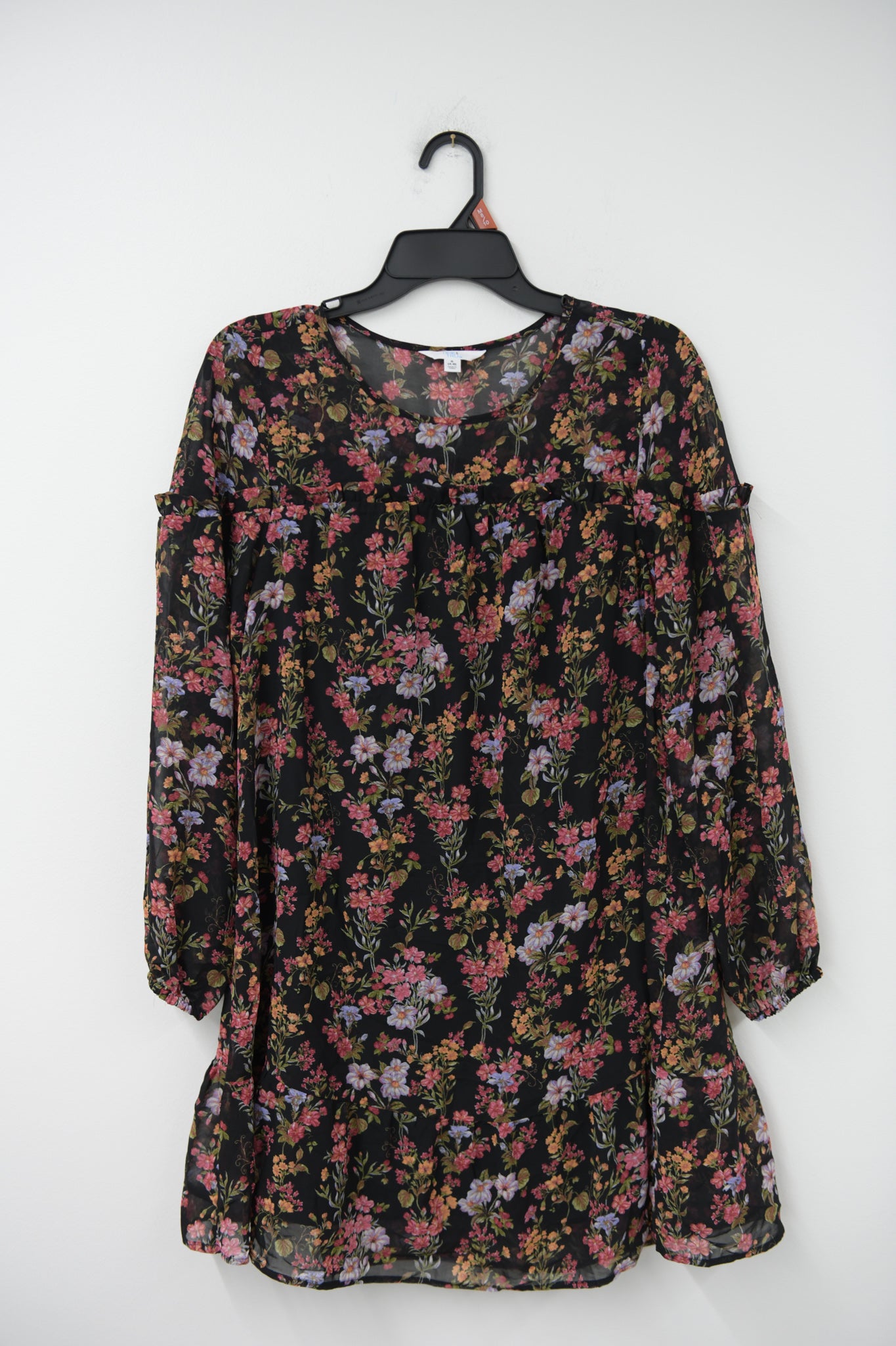 Time and Tru long sleeve mini dress S / EUC