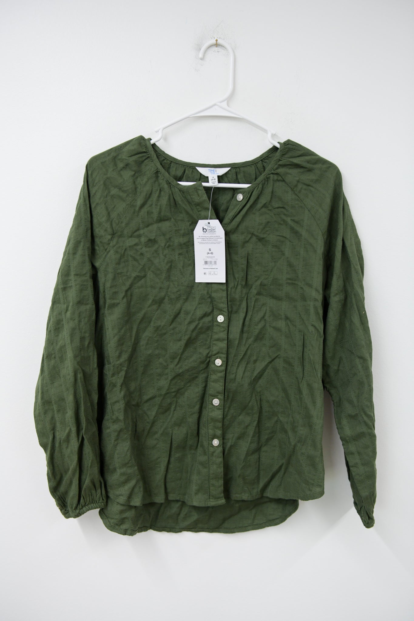Time and Tru long sleeve blouse Size S / NWT