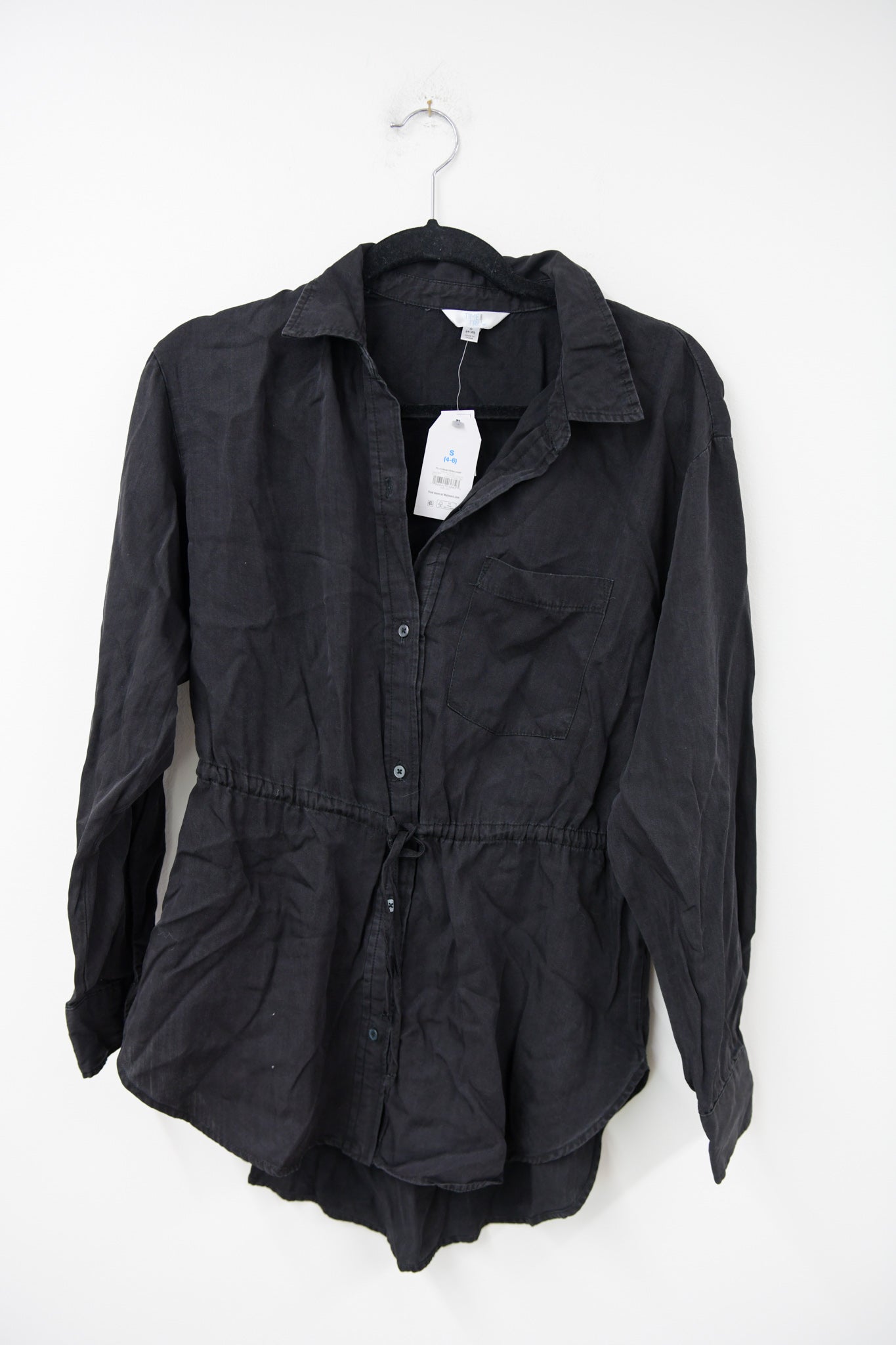 Time and Tru long sleeve button up shirt Size S / NWT