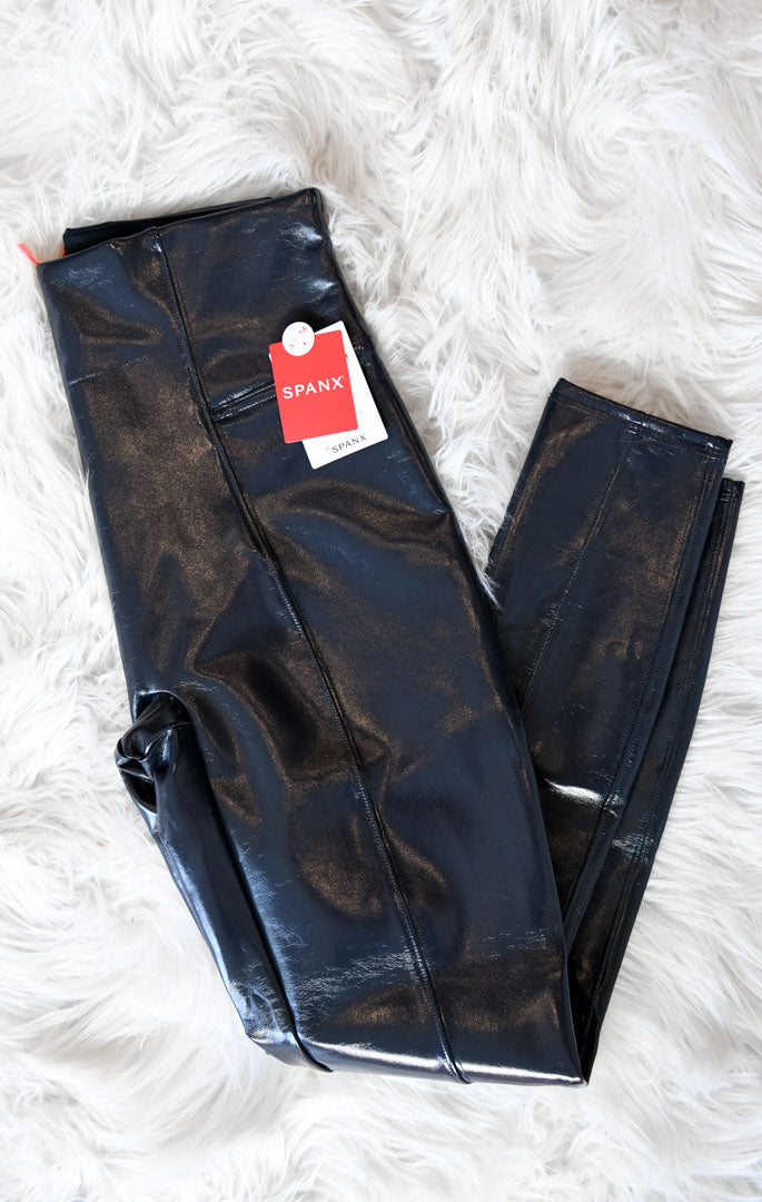 Spanx faux patent leather legging Size S / NWT