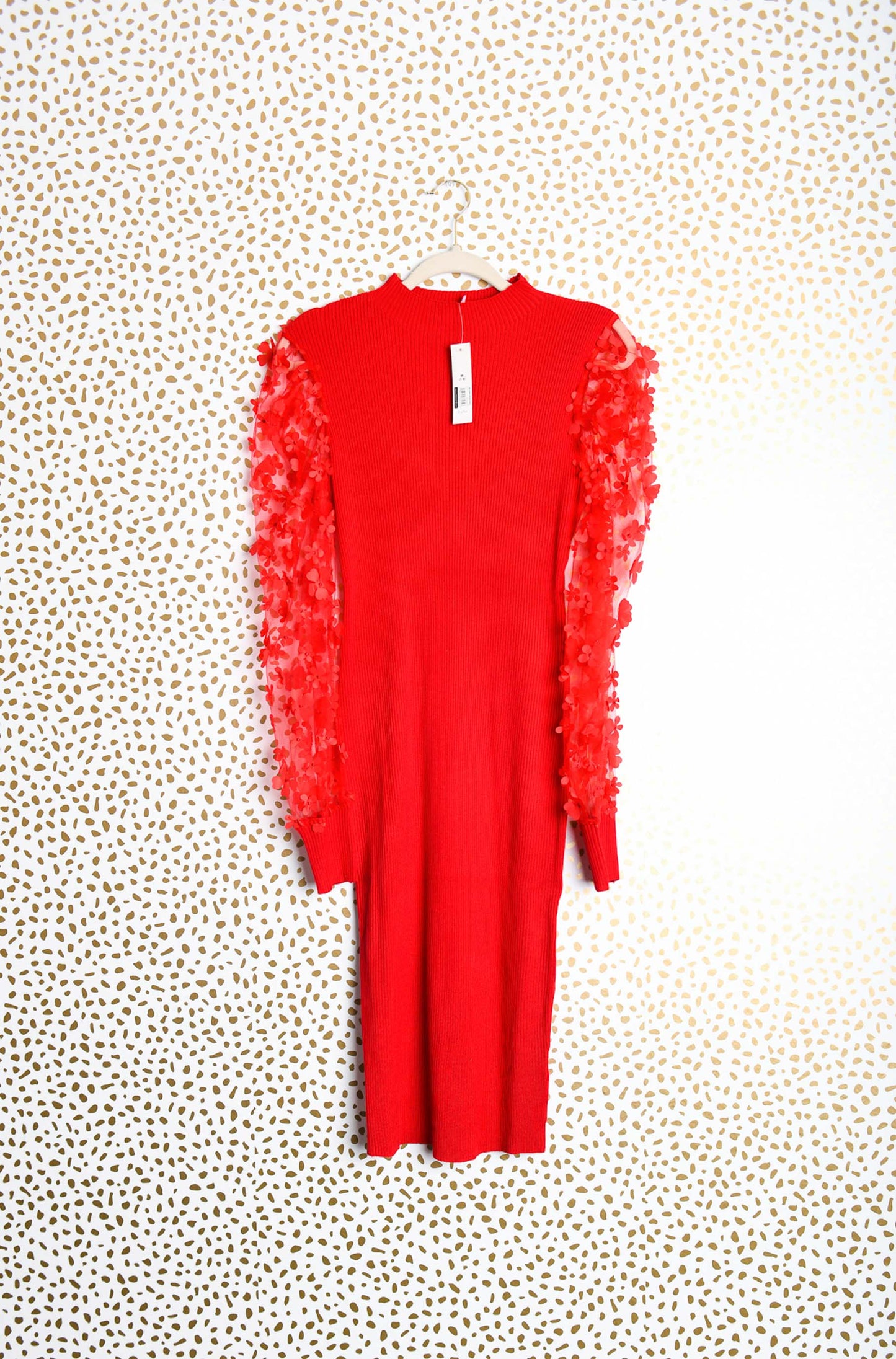 No Boundaries long sleeve midi dress Size M \ NWT