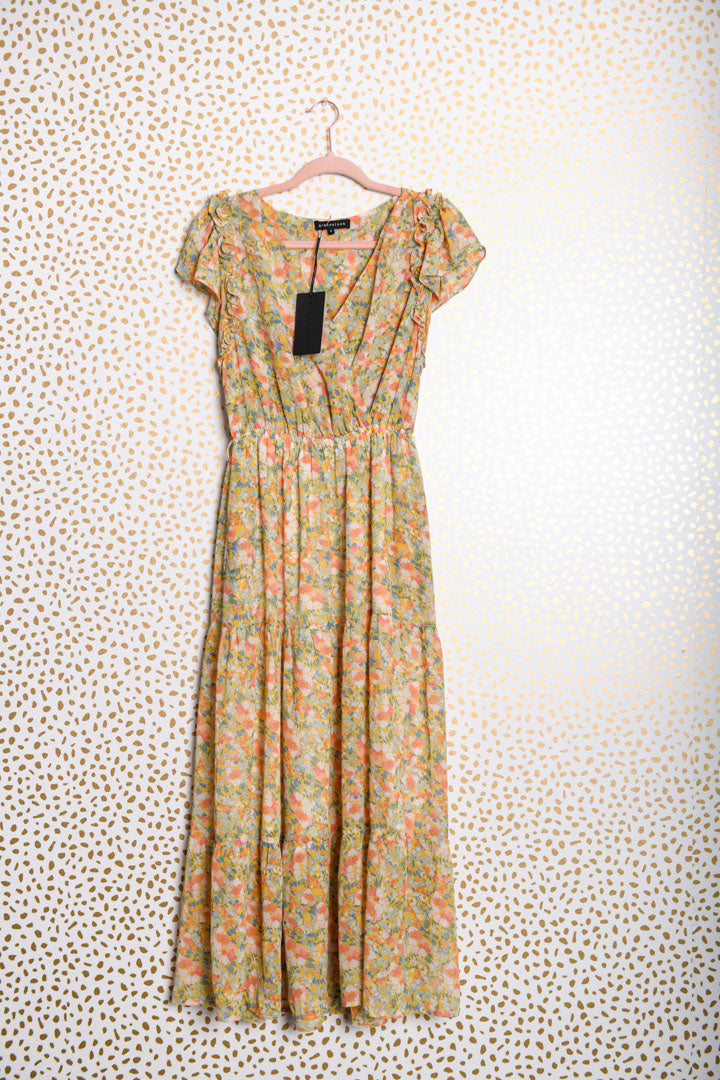 Gibson look short sleeve maxi dress Size S \ NWT