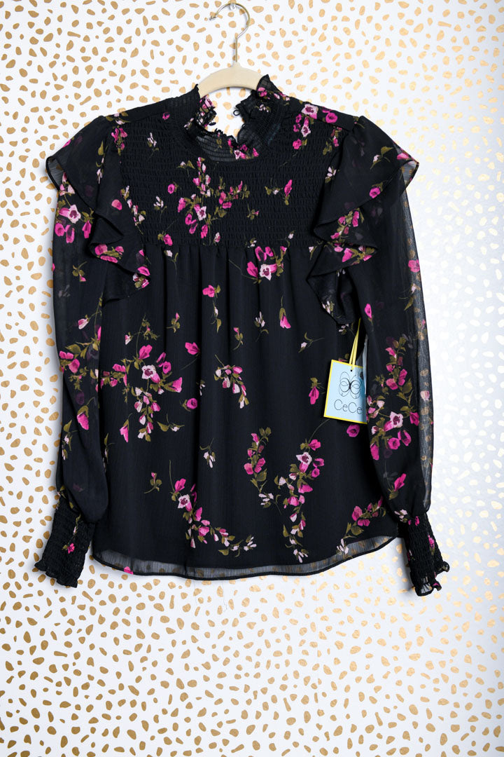 Cece long sleeve blouse Size S \ NWT