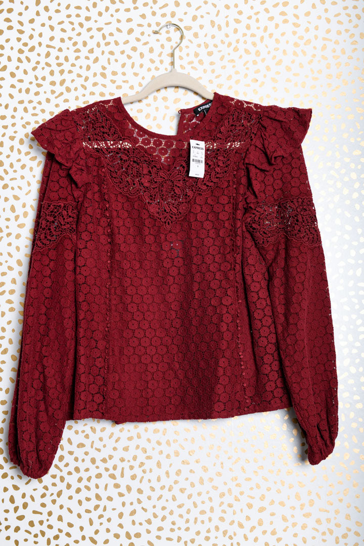 Express long sleeve blouse Size S /NWT
