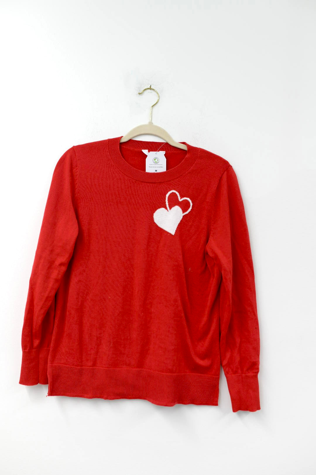 Time and Tru Valentine’s Day sweater Size M/ NWT
