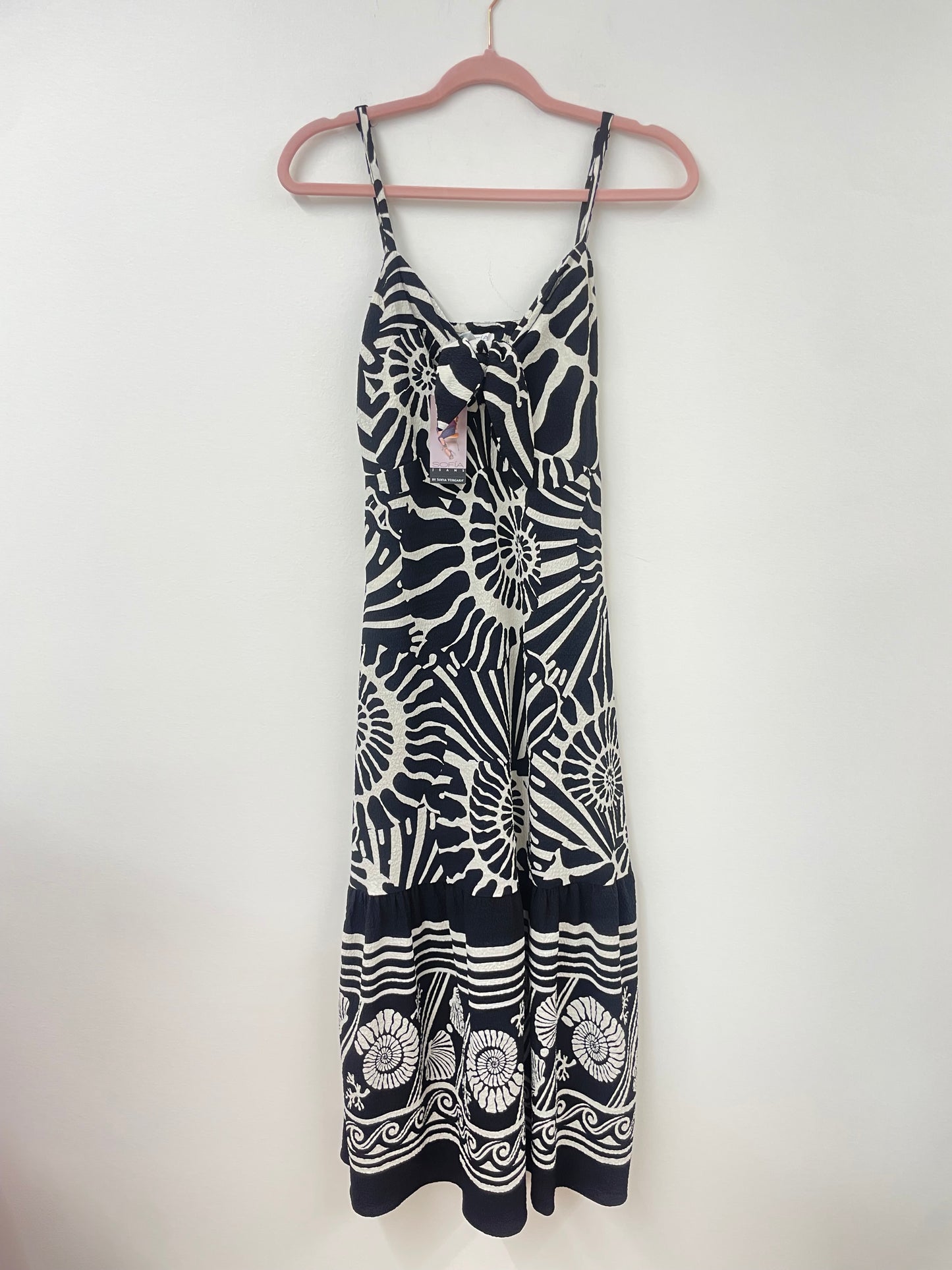 Sofia tie front maxi dress Size S /NWT