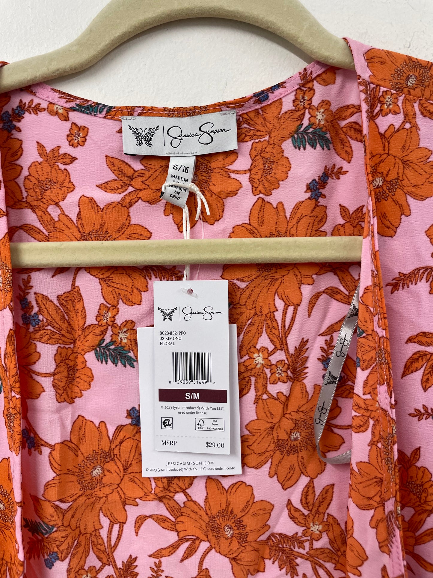 Jessica Simpson kimono Size S/M /NWT