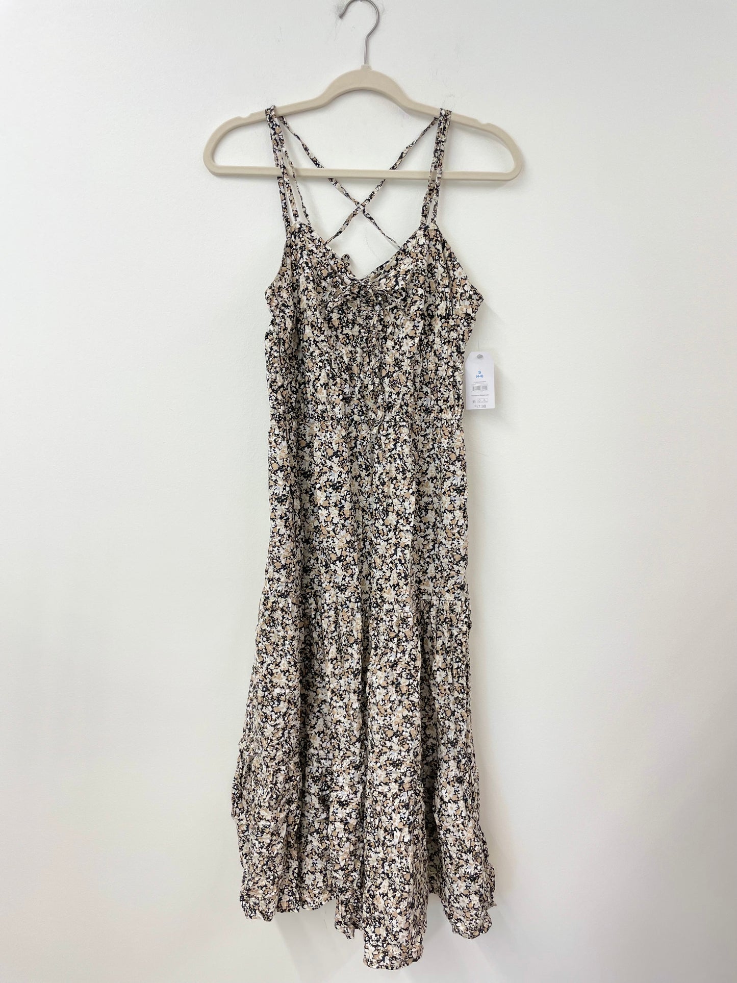 Time and Tru cross back midi dress Size S / NWT