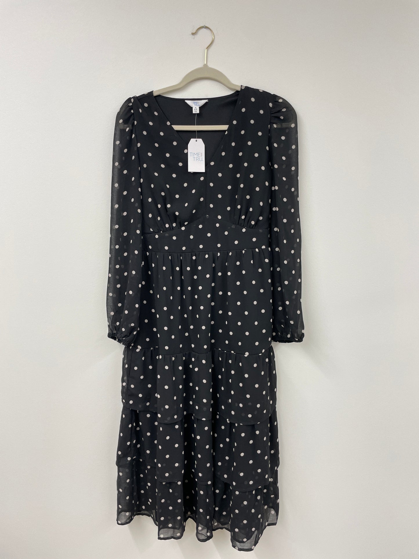 Time and Tru long sleeve midi dress Size S / NWT