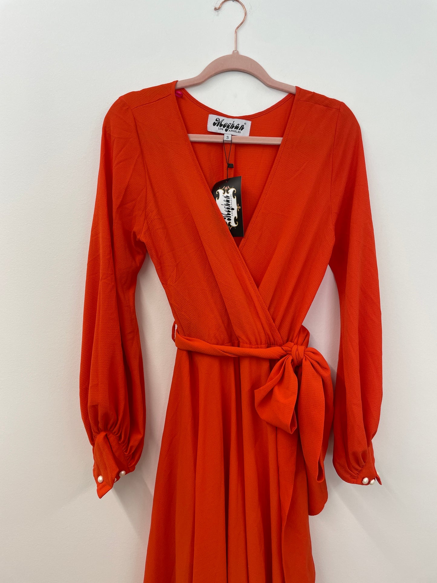 Meghan Los Angeles long sleeve Maxi dress Size S / NWT